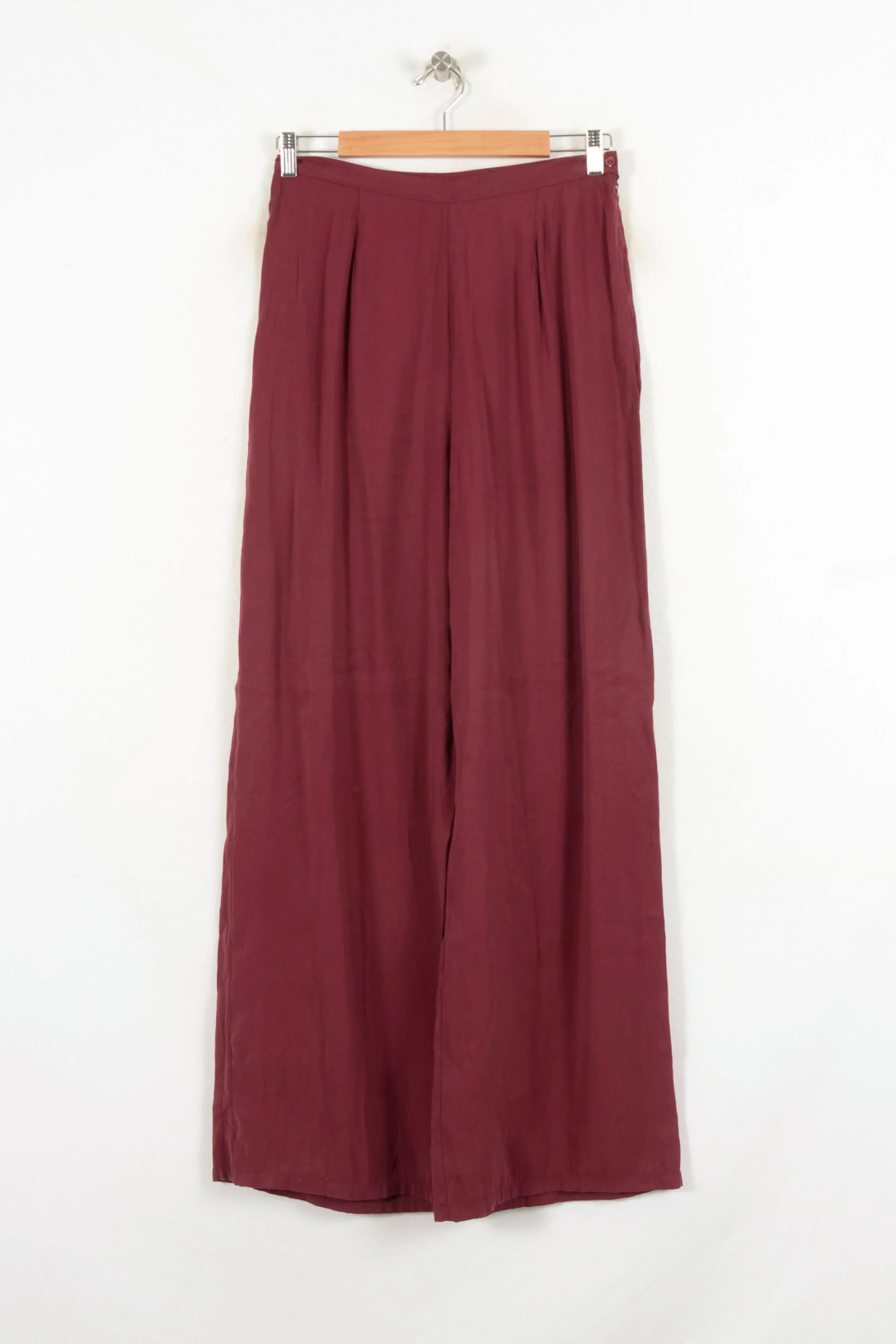 Pantalon Large Bordeaux - Taille M/38 - Image 2