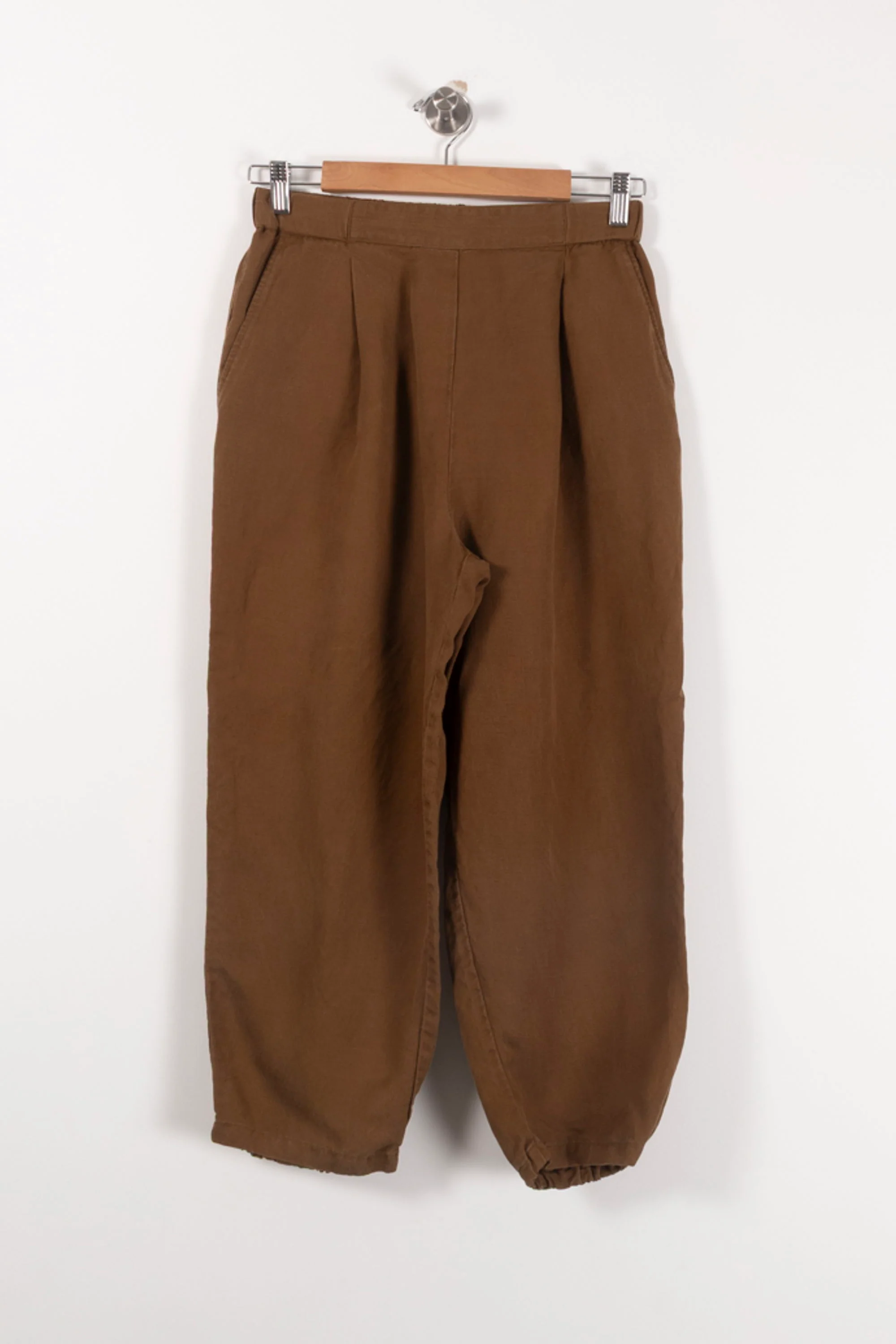 Pantalon Large Marron - Taille XS/34 - Image 2