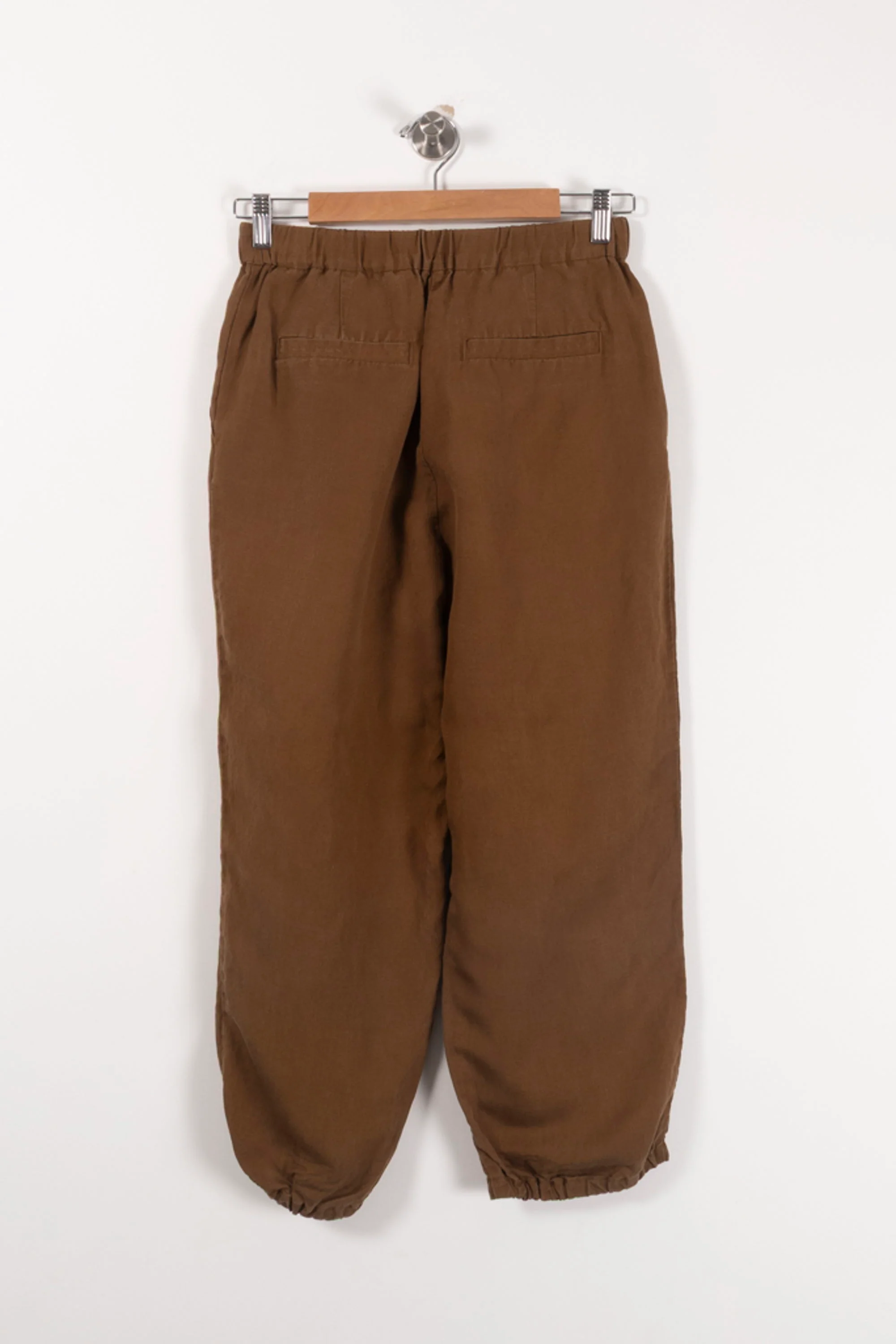 Pantalon Large Marron - Taille XS/34 - Image 4