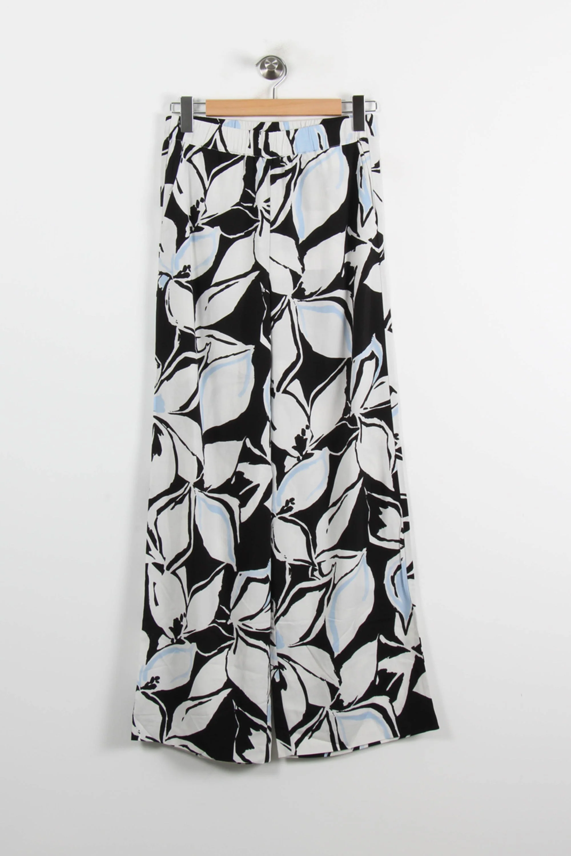 Pantalon Large Noir et Blanc - Taille S/36 - Image 2