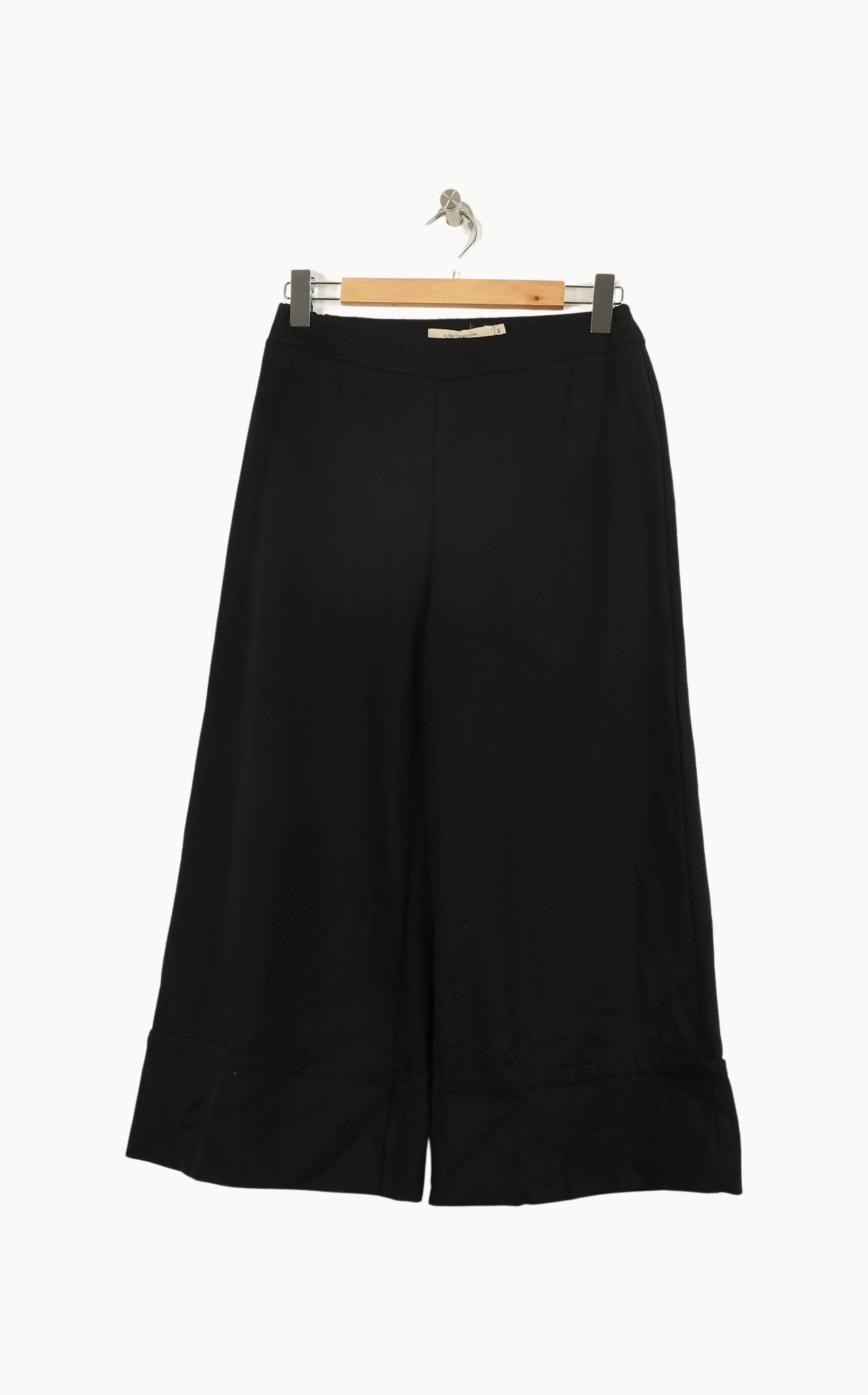 Pantalon Large Noir - Taille L/40 - Image 2
