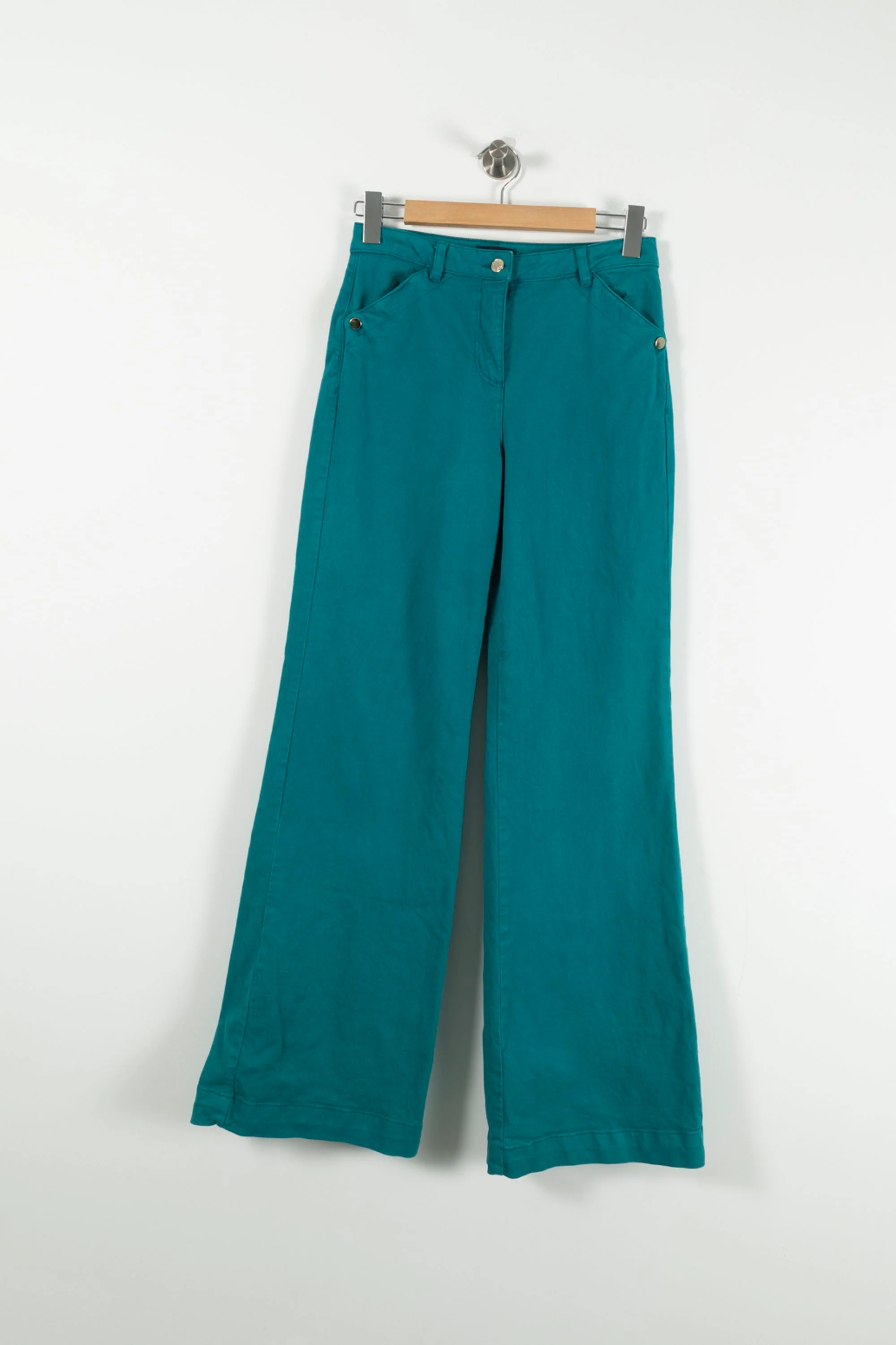 Pantalon Large Vert - Taille S/36 - Image 2