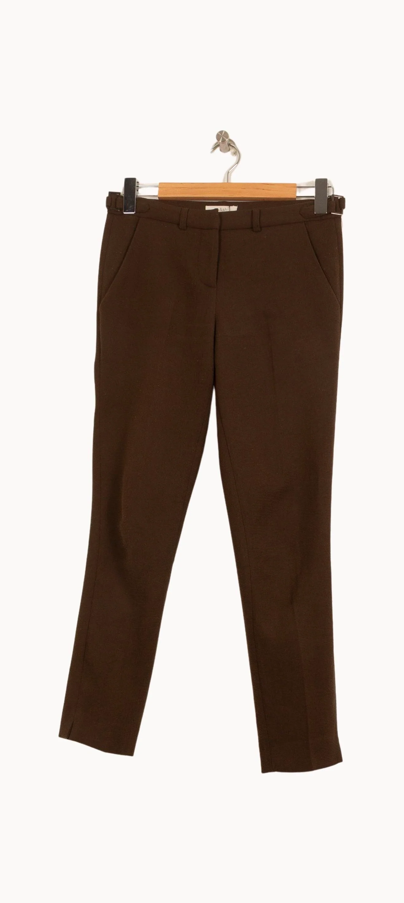 Pantalon Marron - Taille XS/34 - Image 2