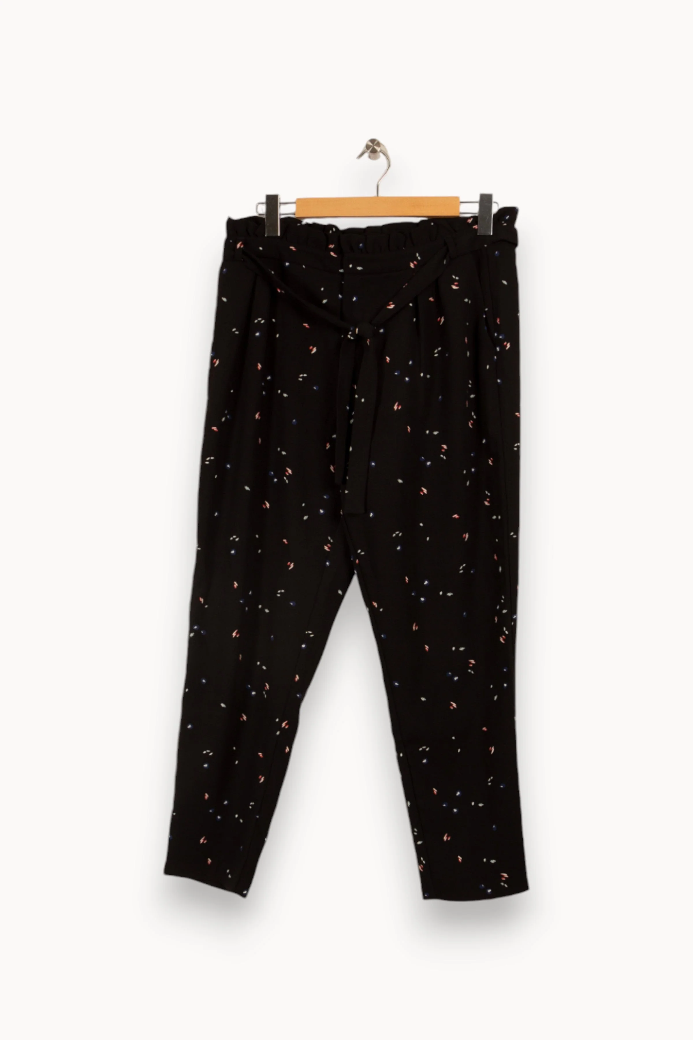 Pantalon noir à motifs - Taille XXL/44 - Image 2