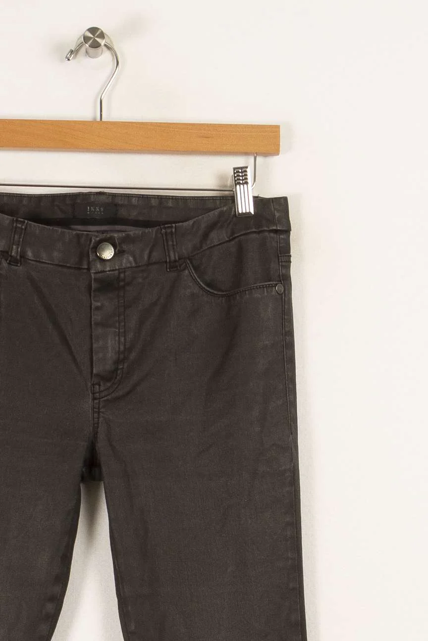 Pantalon noir brillant - Taille XL/42 - Image 3