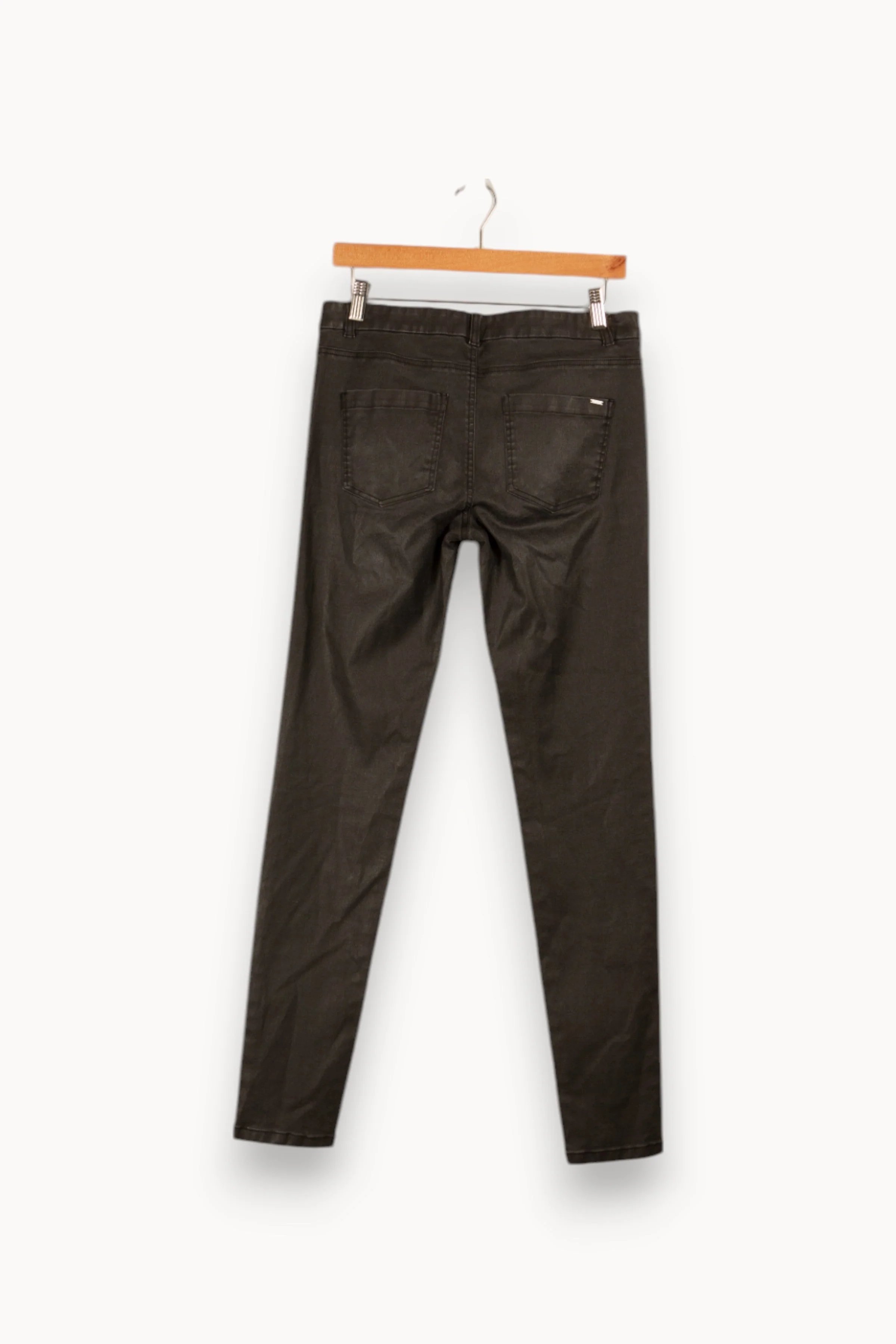 Pantalon noir brillant - Taille XL/42 - Image 4