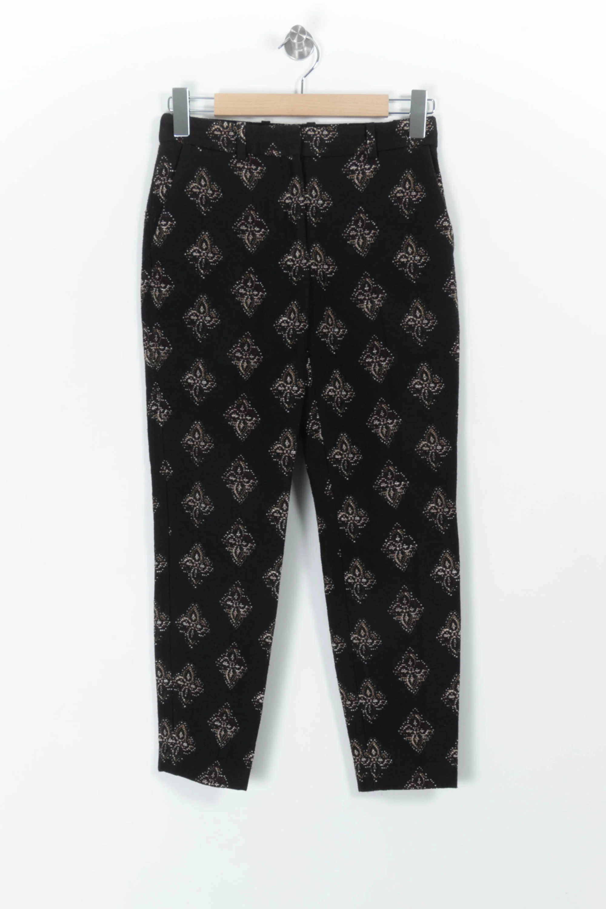 Pantalon Noir et Beige - Taille XS/34 - Image 2