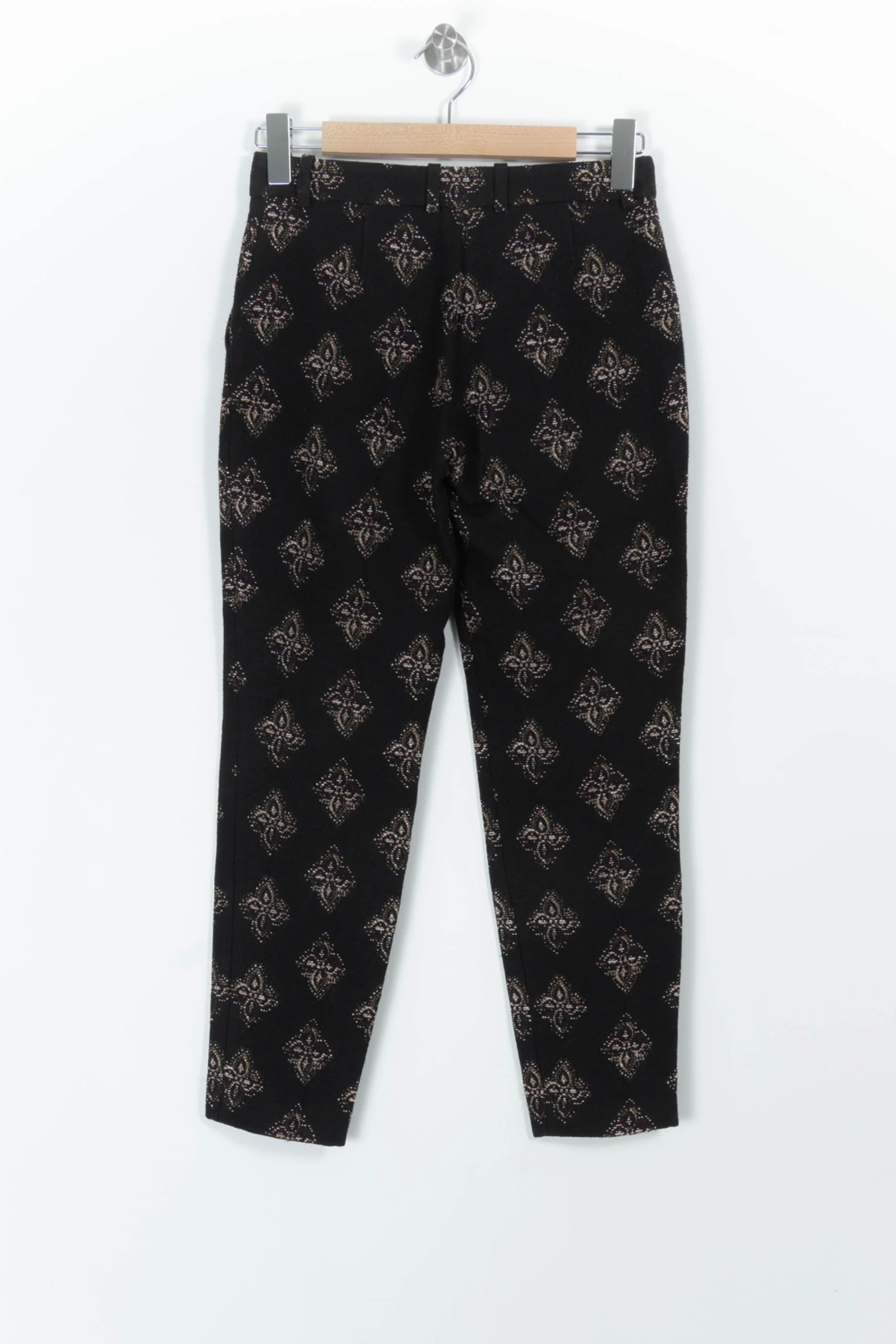 Pantalon Noir et Beige - Taille XS/34 - Image 4