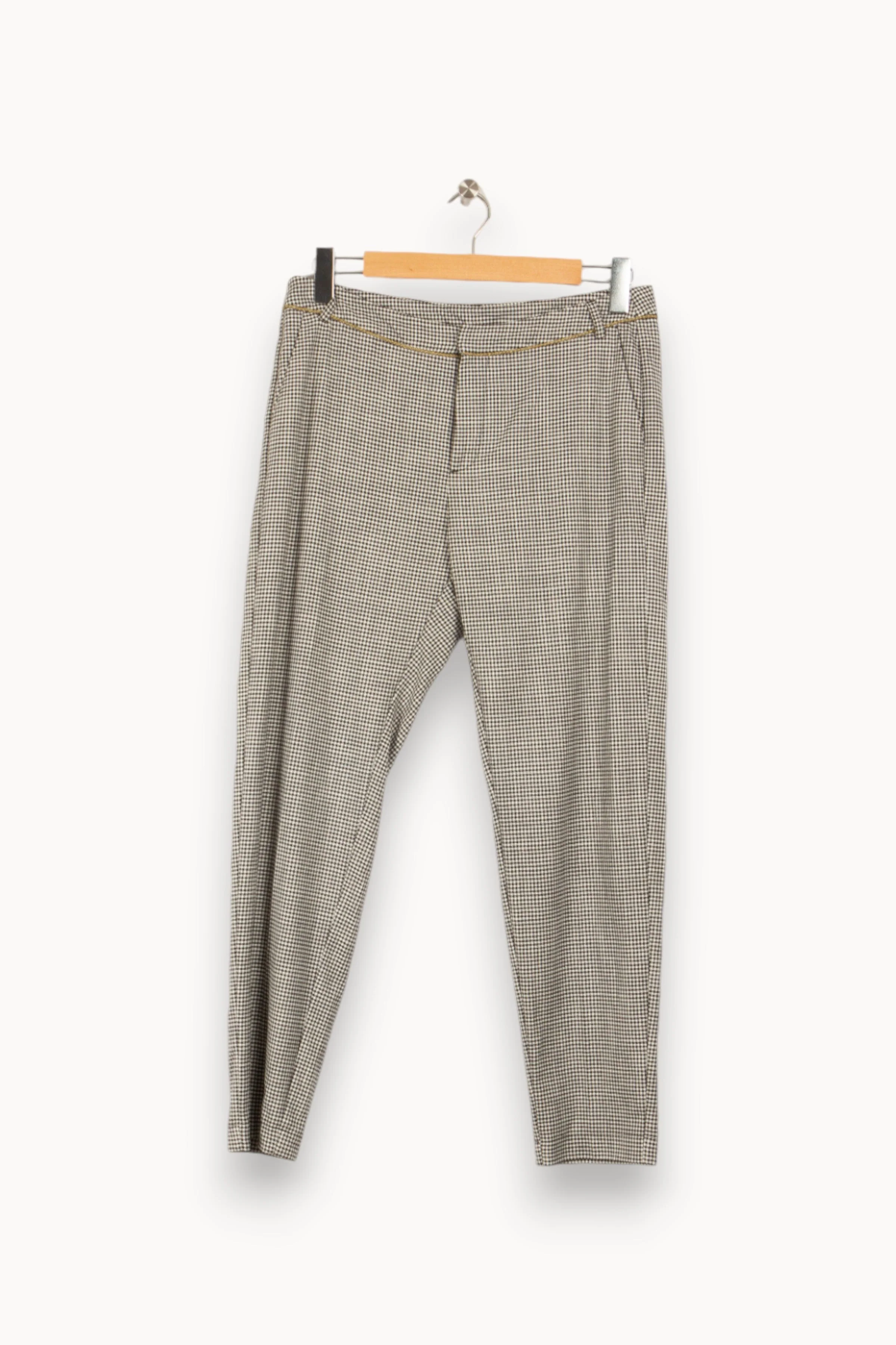 Pantalon noir et blanc - Taille L/40 - Image 2
