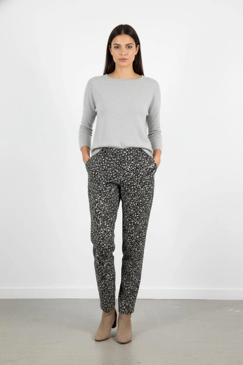 Pantalon Noir et Blanc - Taille M/38