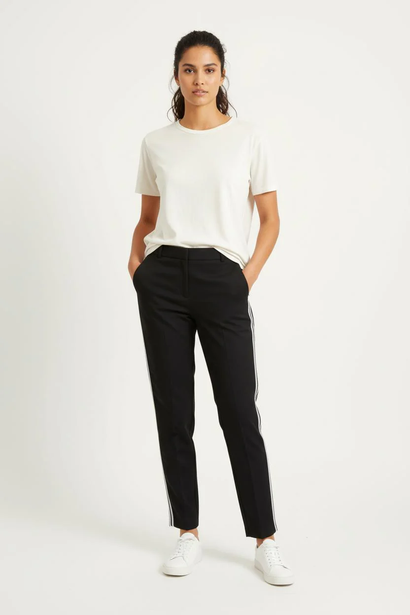 Pantalon Noir et Blanc - Taille S/36