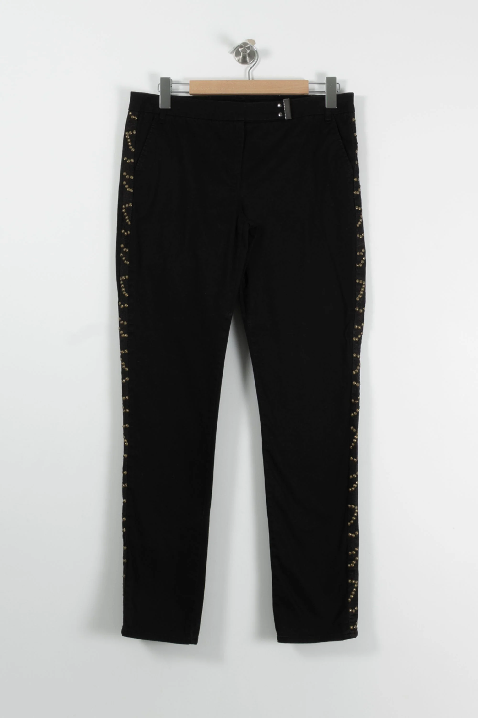 Pantalon Noir et Doré - Taille XL/42 - Image 2