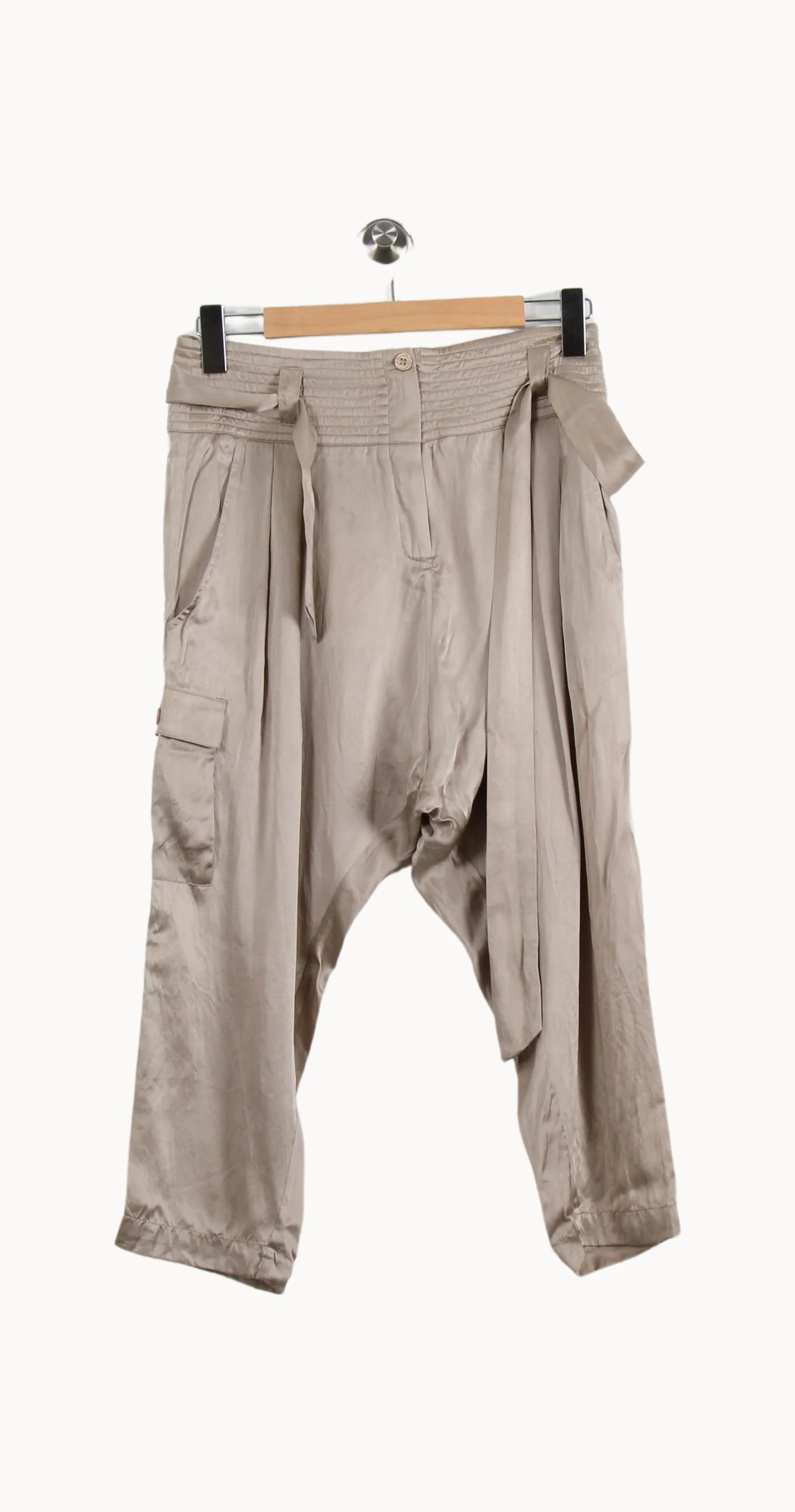 Pantalon Sarouel Beige - Taille M/38 - Image 2