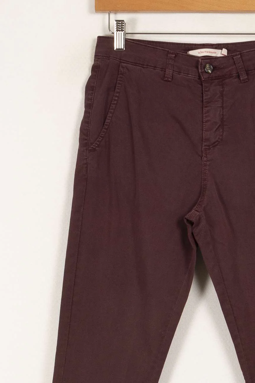 Pantalon en toile de coton - S/36 - Image 6