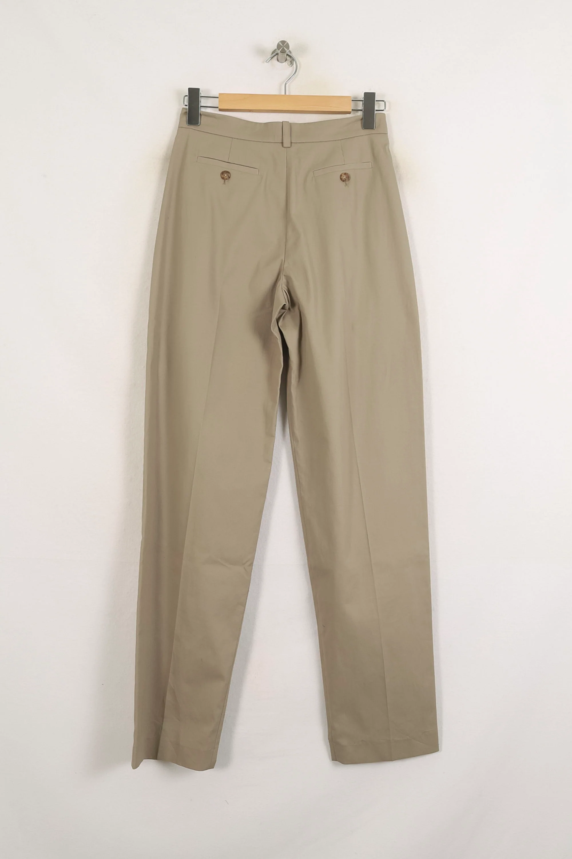Pantalon Tailleur Beige - Taille M/38 - Image 4
