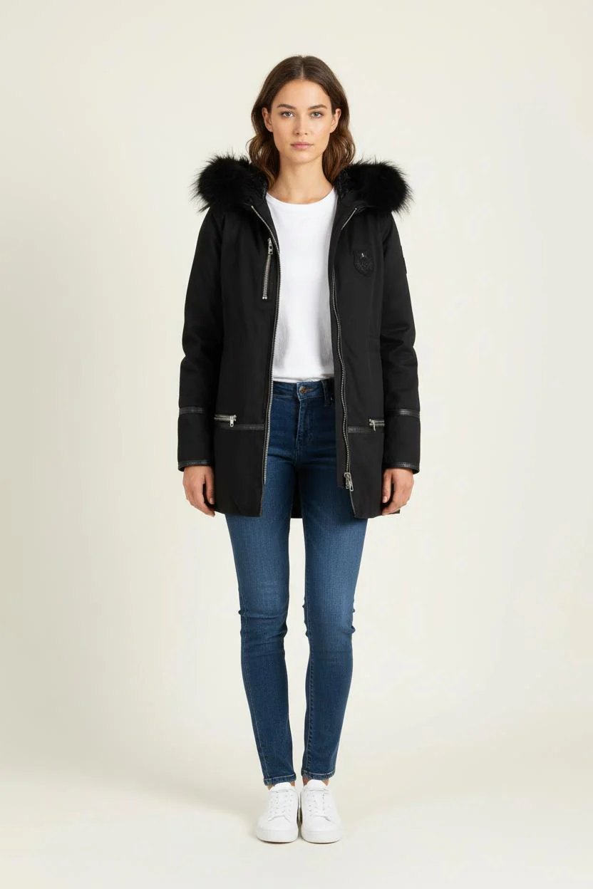 Parka Noire - Taille XS/34