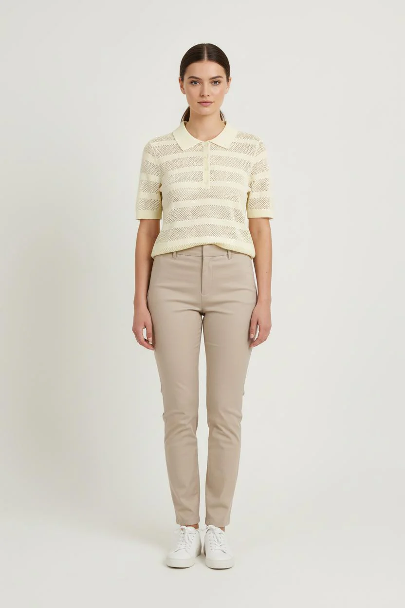 Polo Beige - Taille S/36