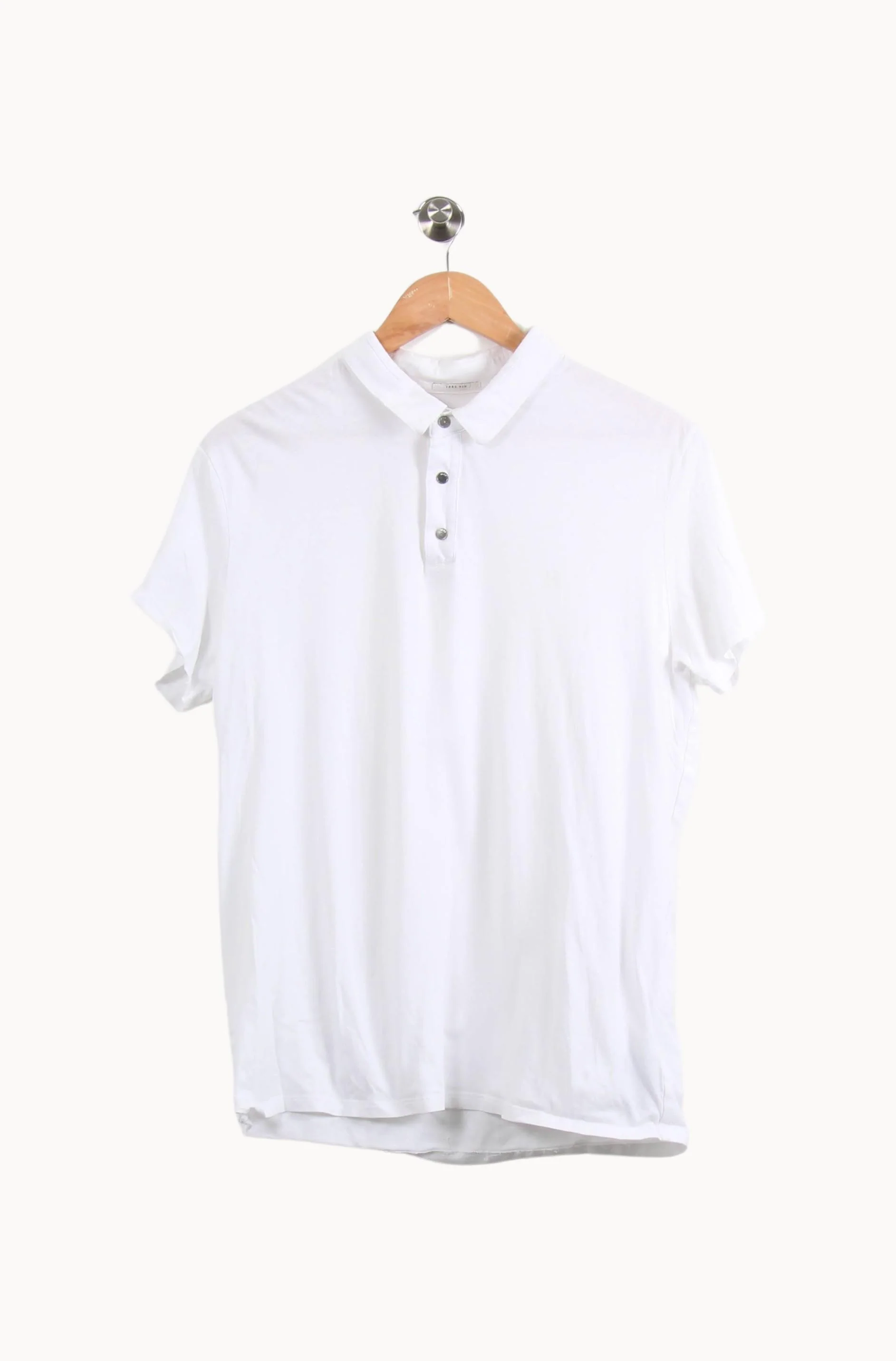 Polo Blanc - Taille L/40 - Image 2