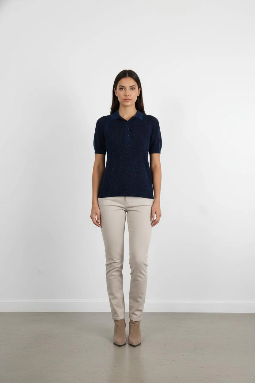 Polo Bleu - Taille M/38