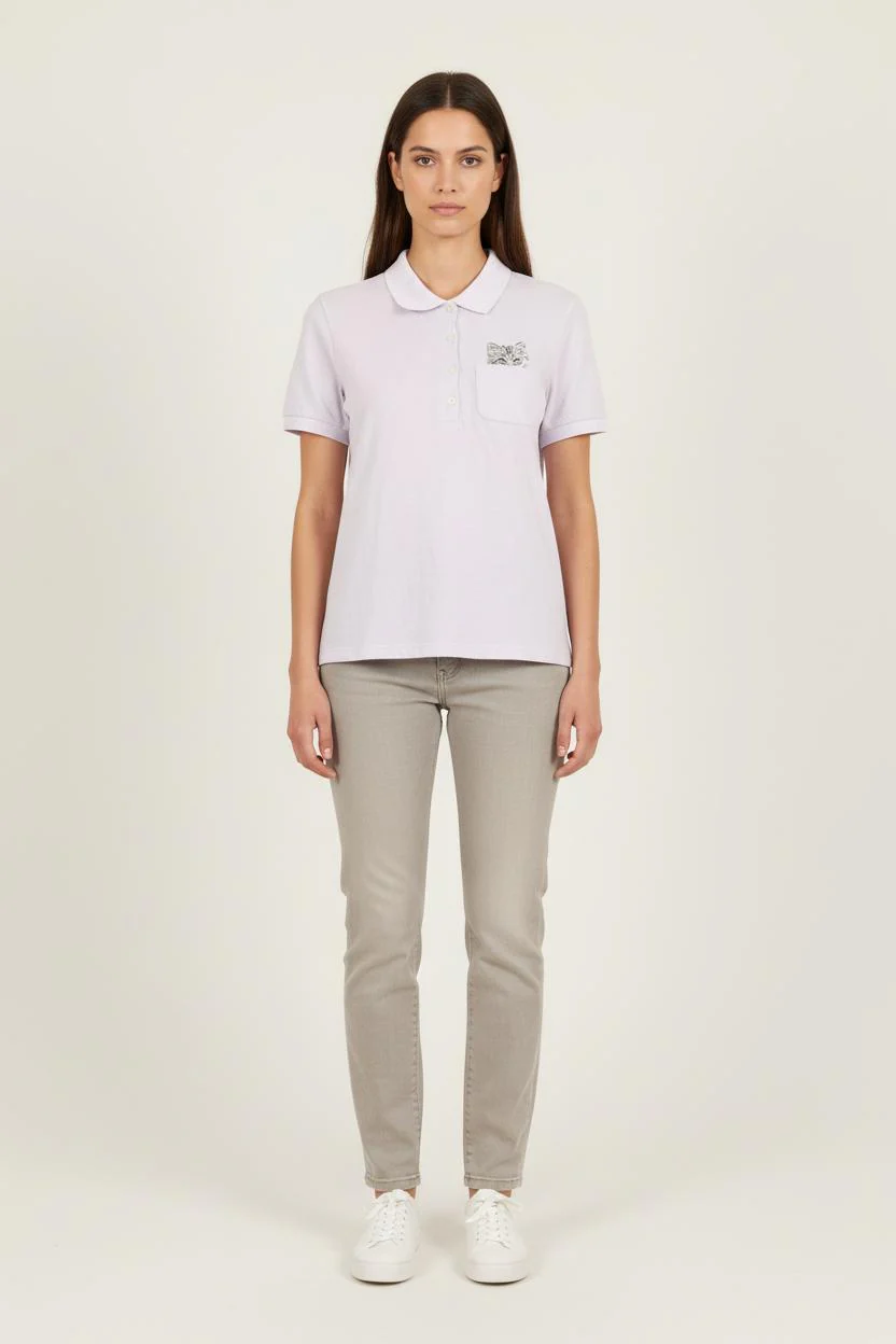 Polo Violet - Taille S/36