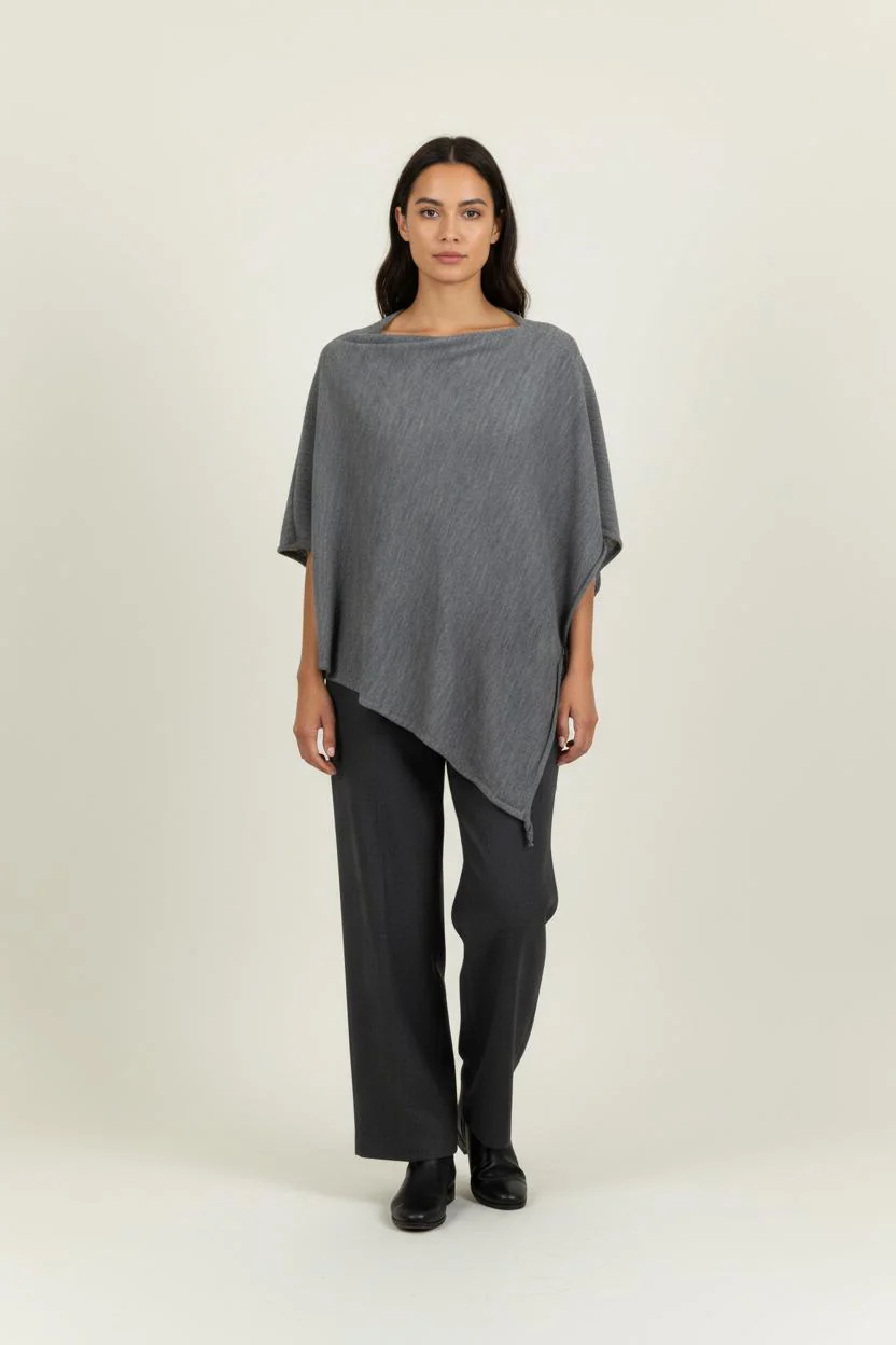 Poncho Gris - Taille S/36