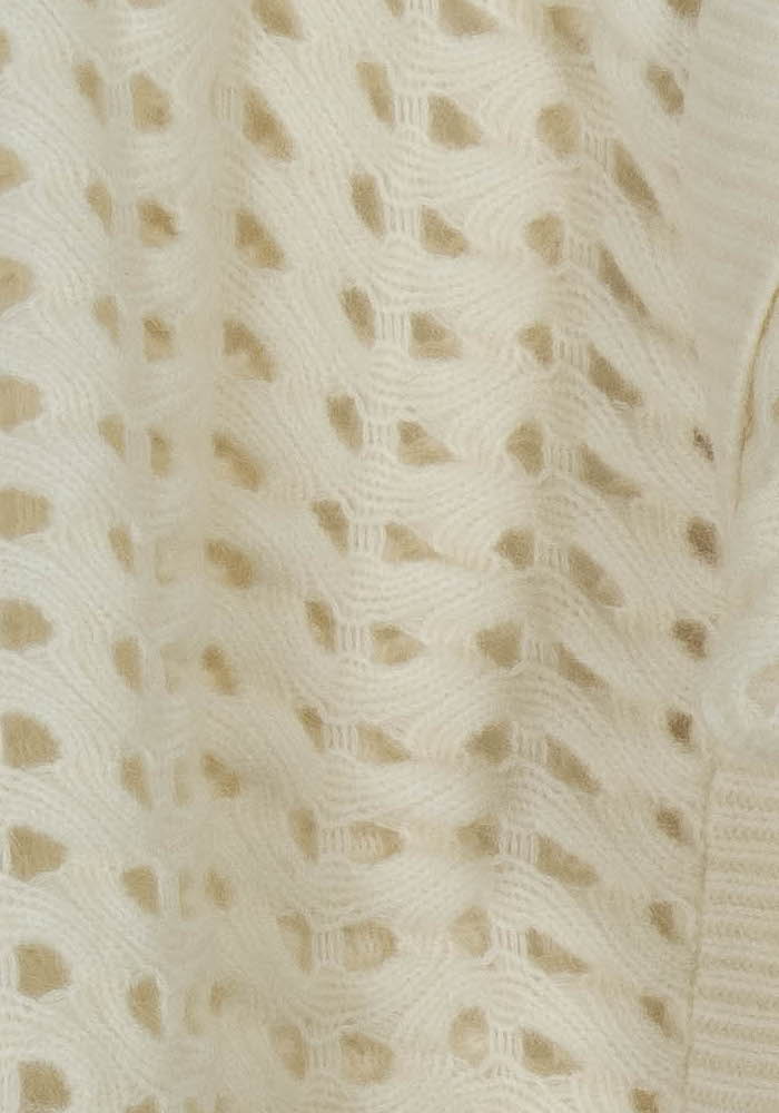Pull Ajouré Beige - Taille L/40 - Image 3