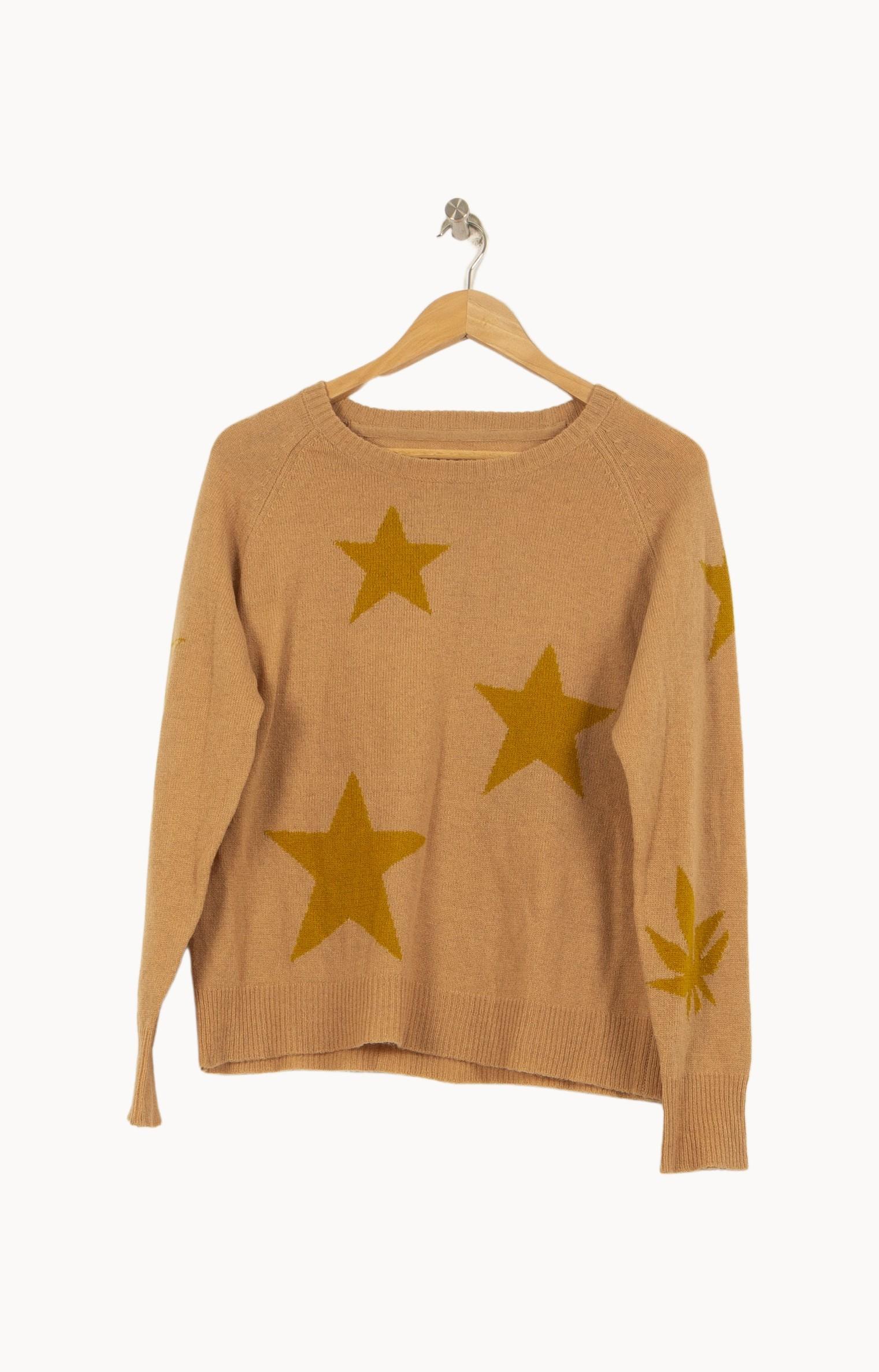Pull Beige et Jaune - Taille S/36 - Image 2