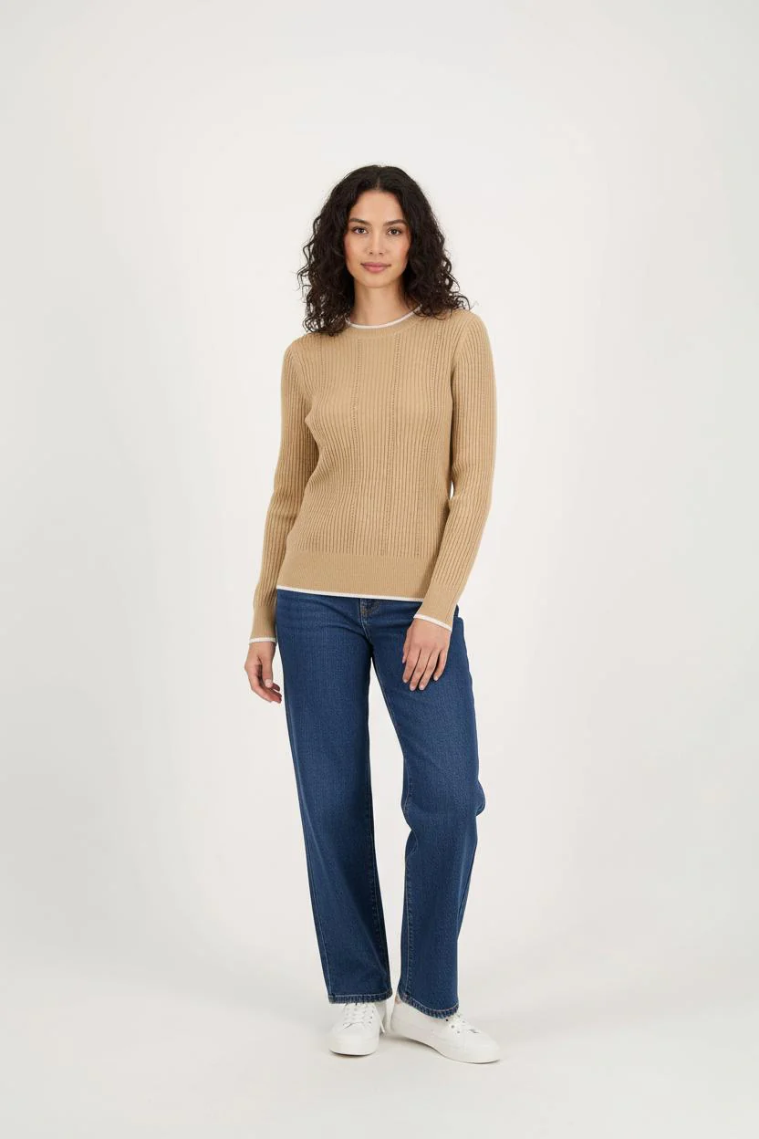 Pull Beige - Taille M/38