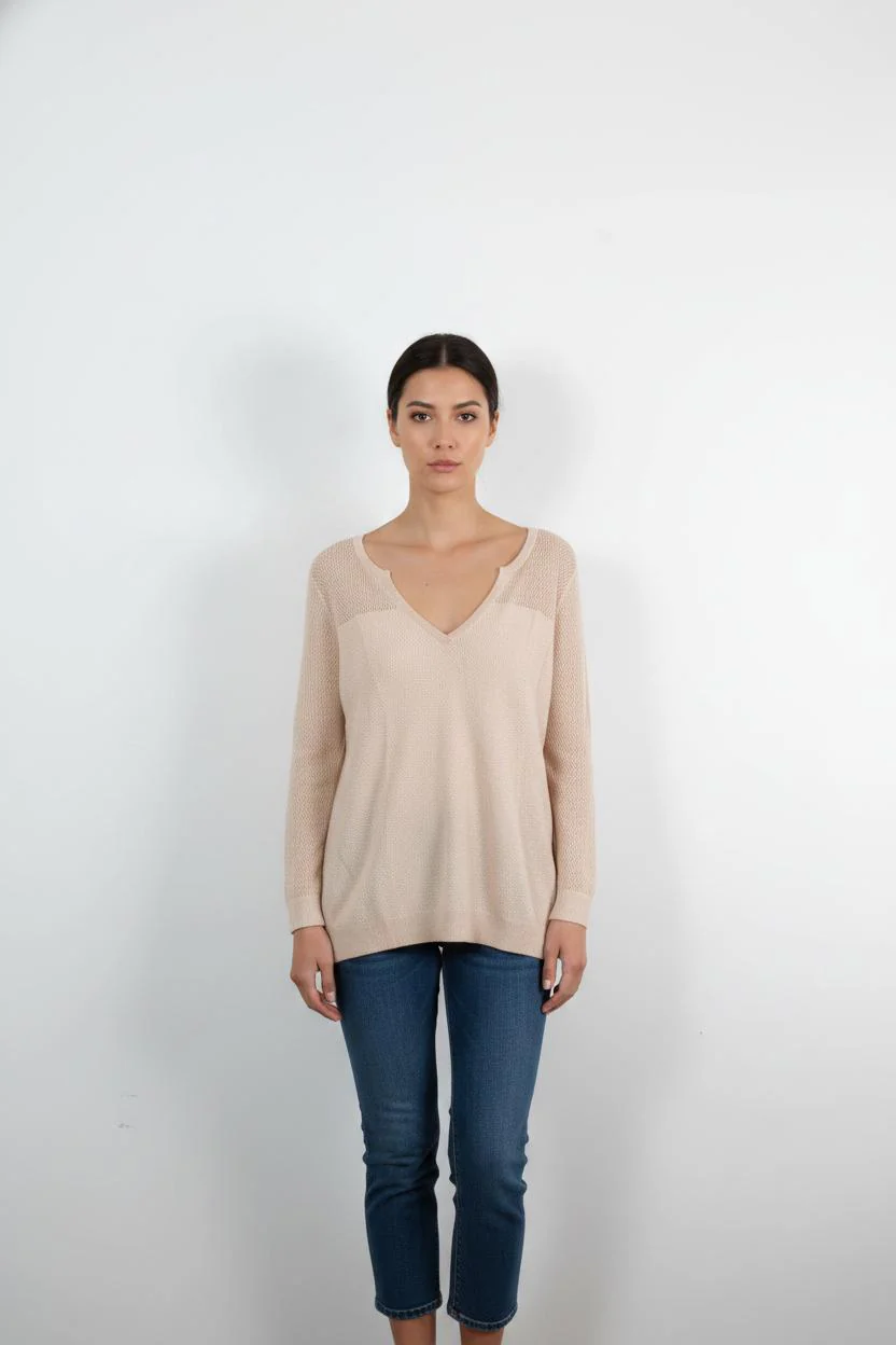 Pull Beige - Taille M/38