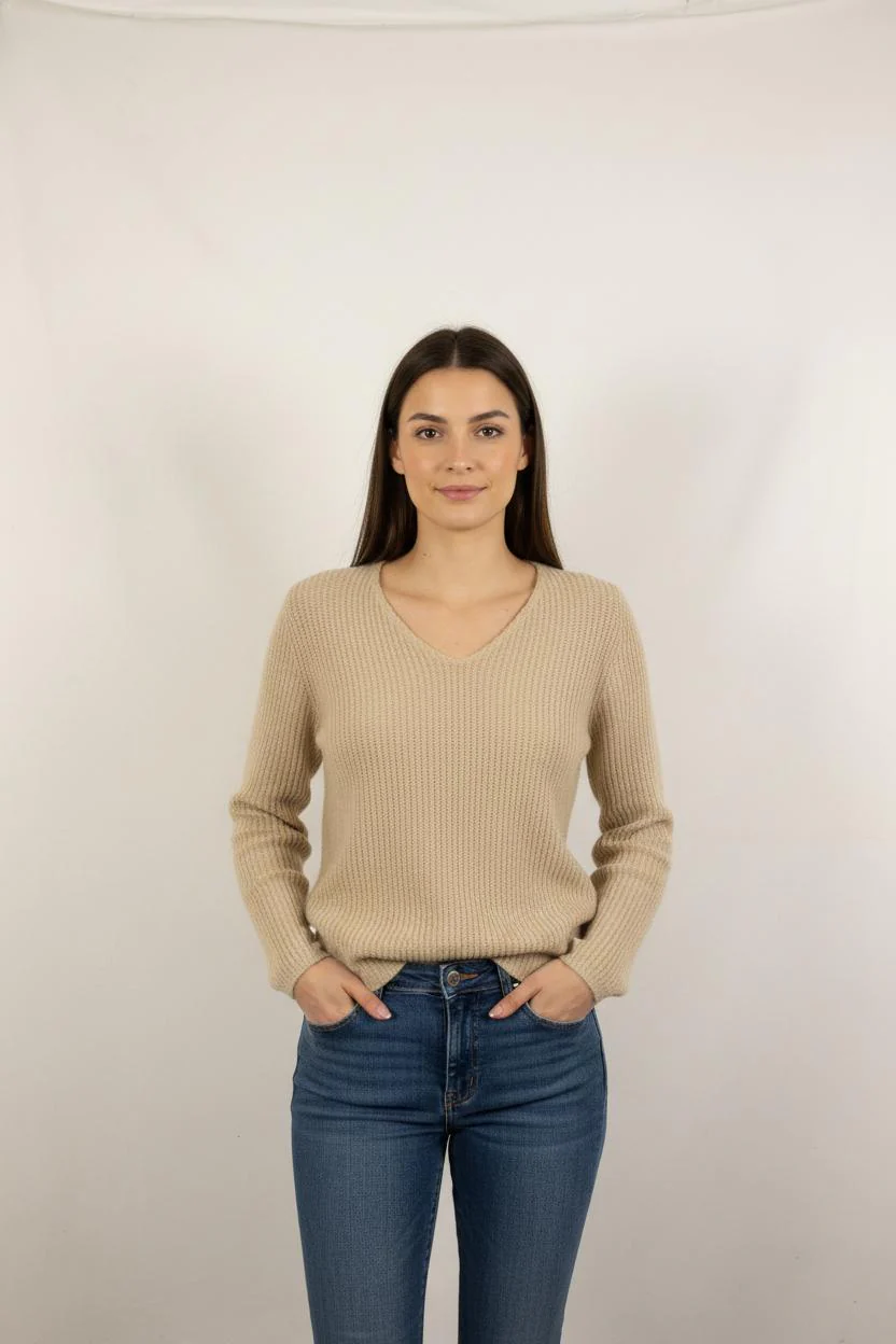 Pull Beige - Taille S/36
