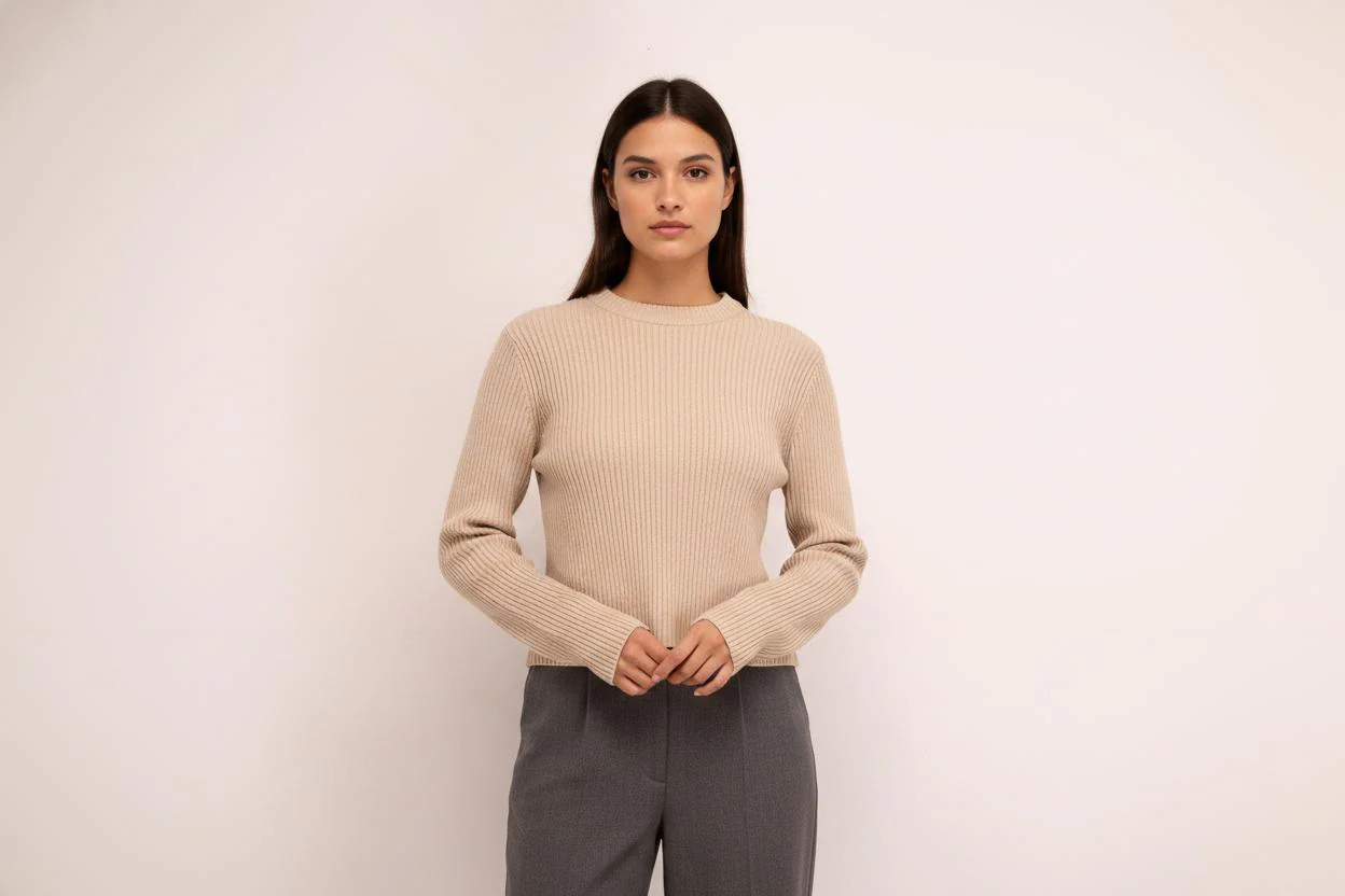 Pull Beige - Taille S/36