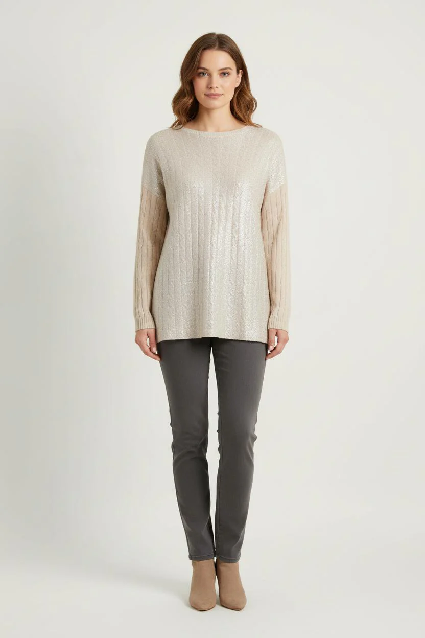 Pull Beige - Taille S/36