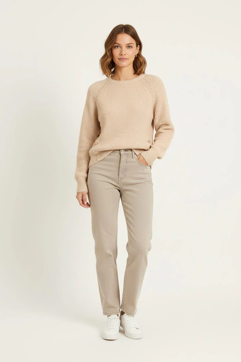 Pull Beige - Taille S/36