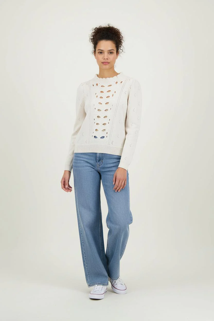 Pull Beige - Taille S/36