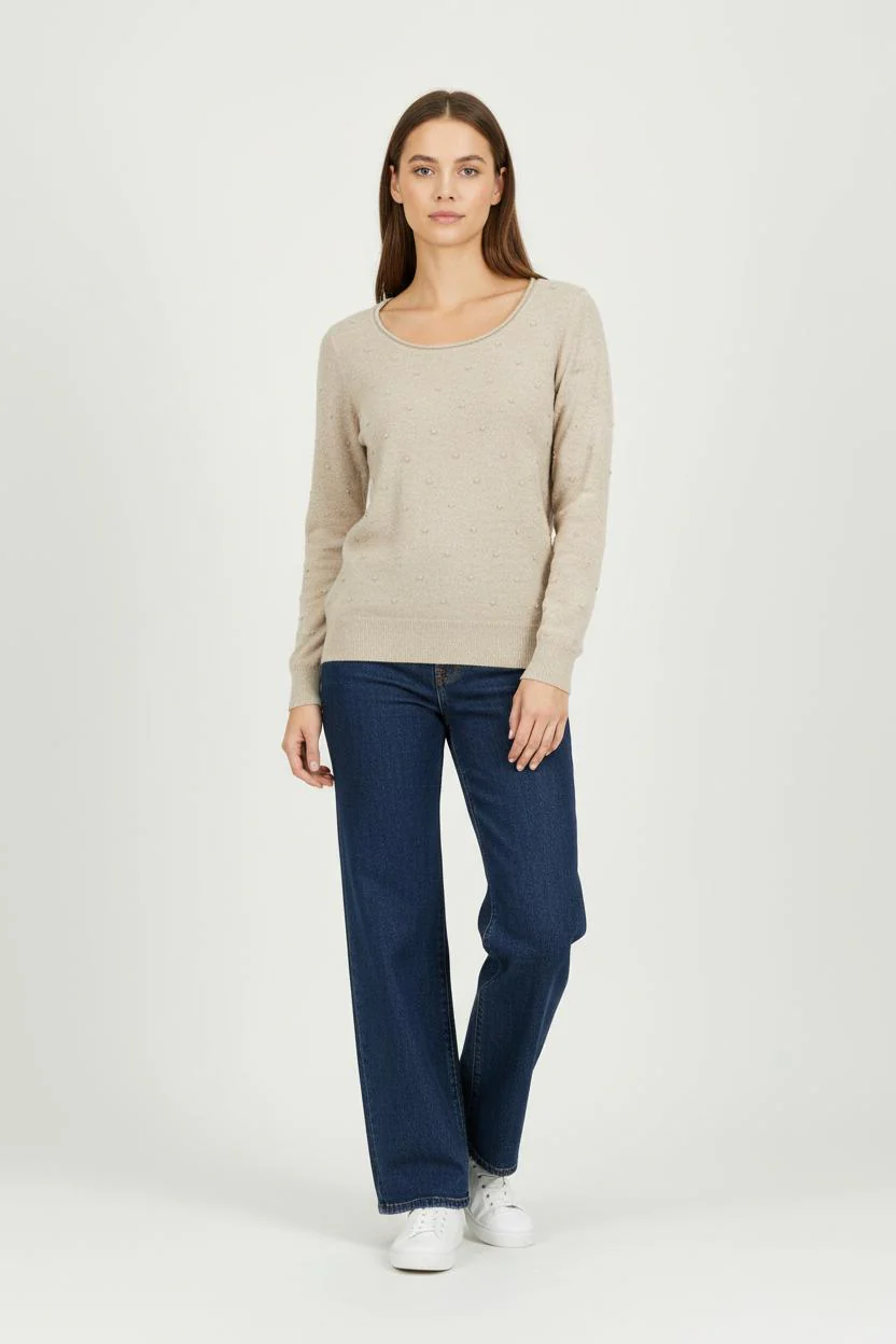 Pull Beige - Taille S/36