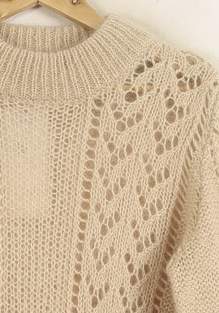 Pull Beige - Taille XS/34 - Image 3
