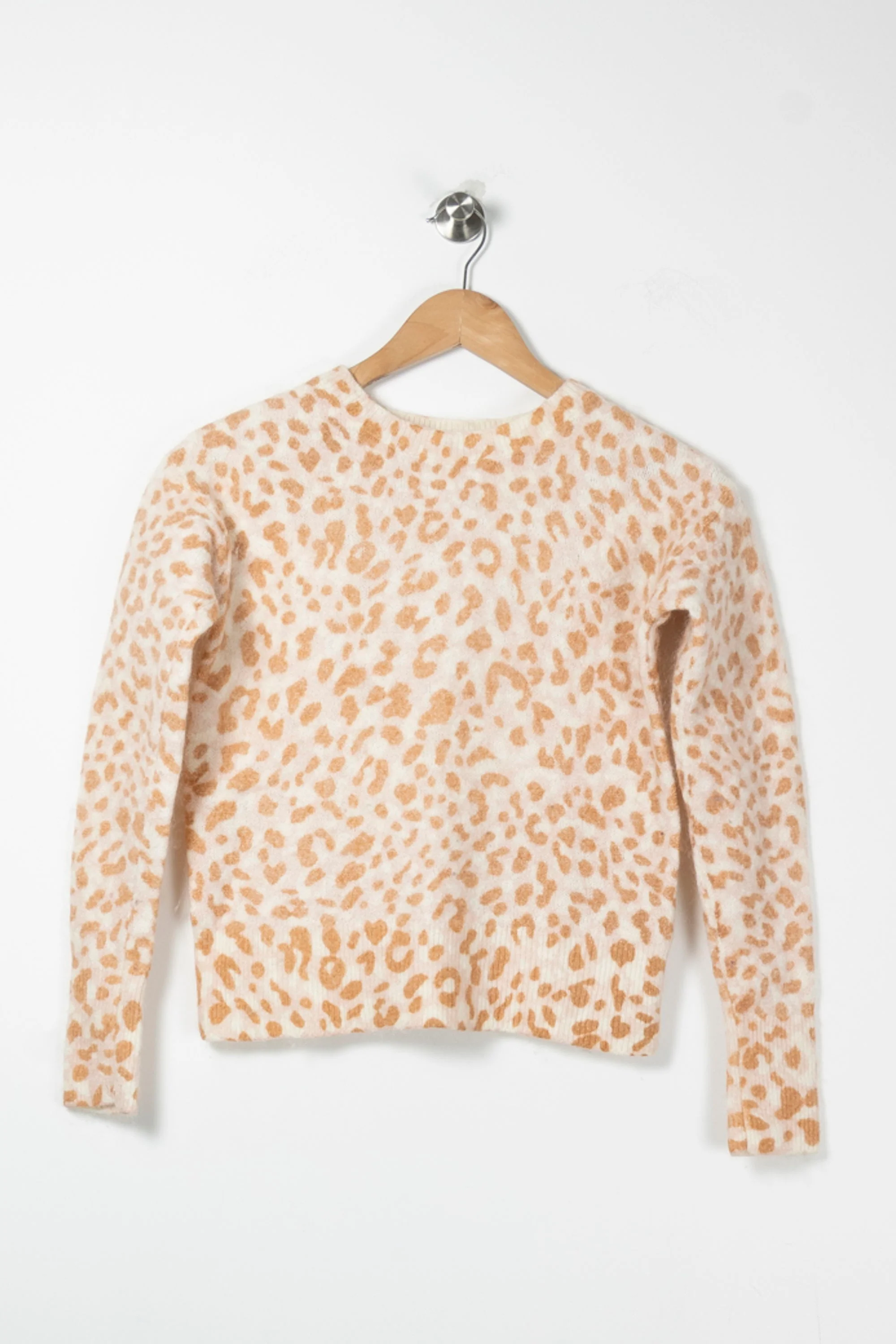 Pull Blanc et Beige - Taille XS/34 - Image 2