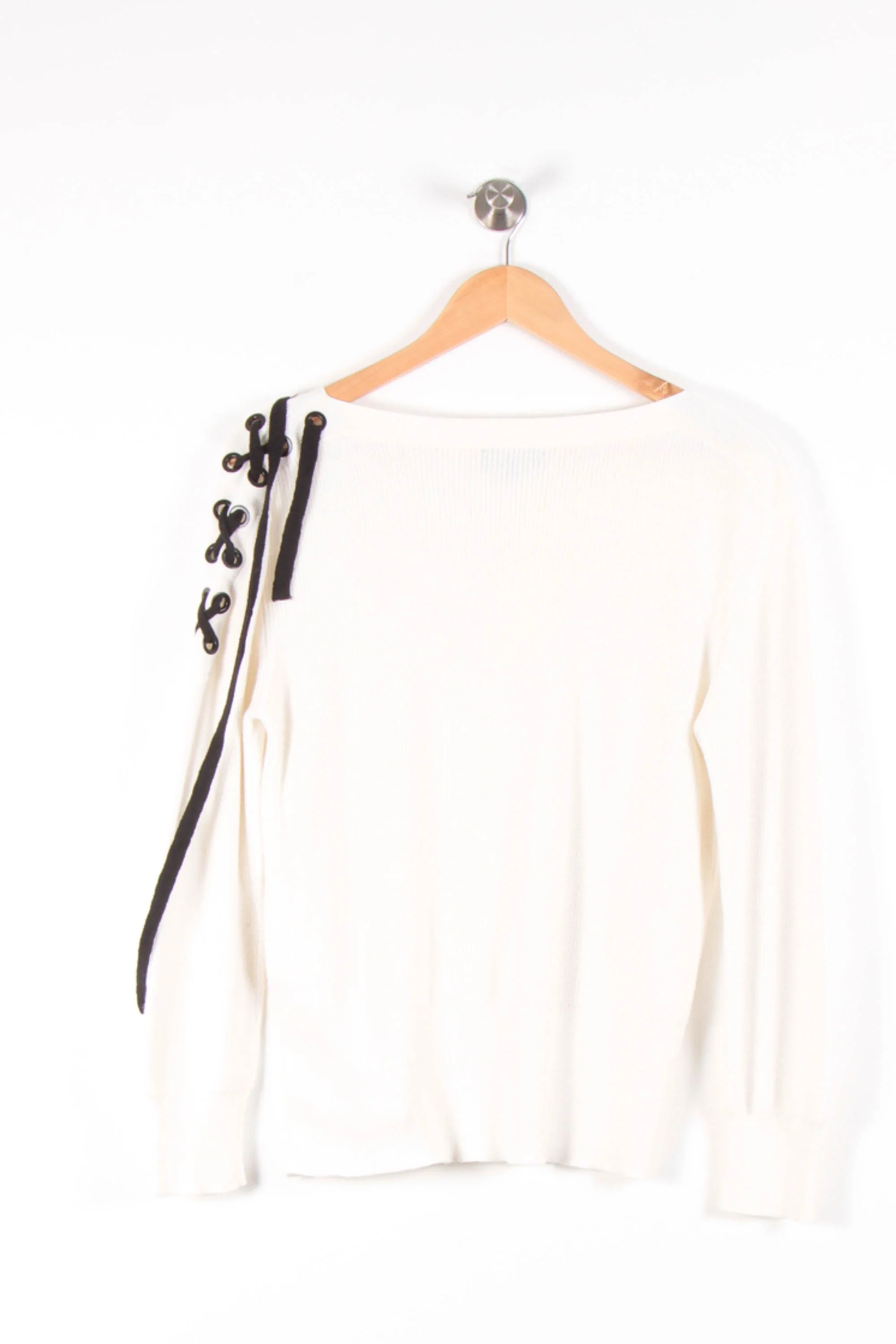 Pull blanc - Taille L/40 - Image 4