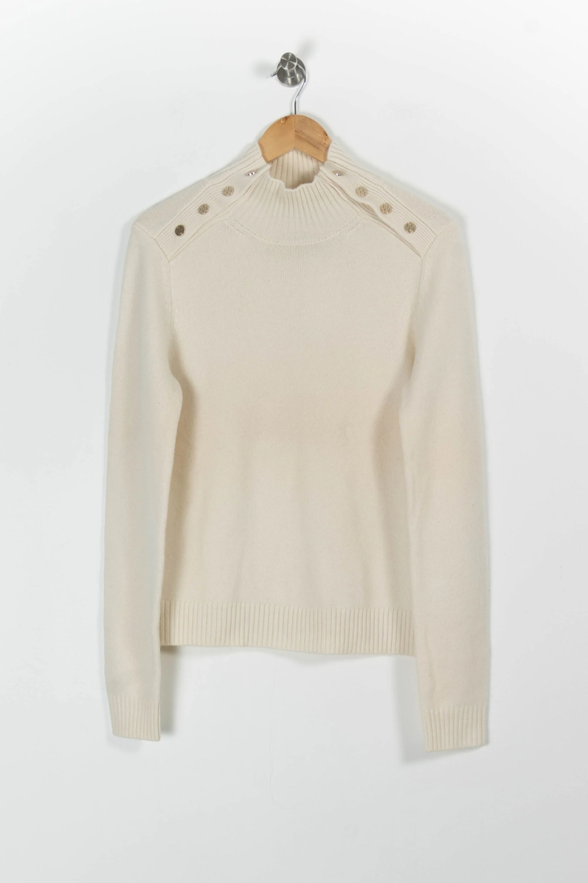 Pull Blanc - Taille L/40 - Image 2