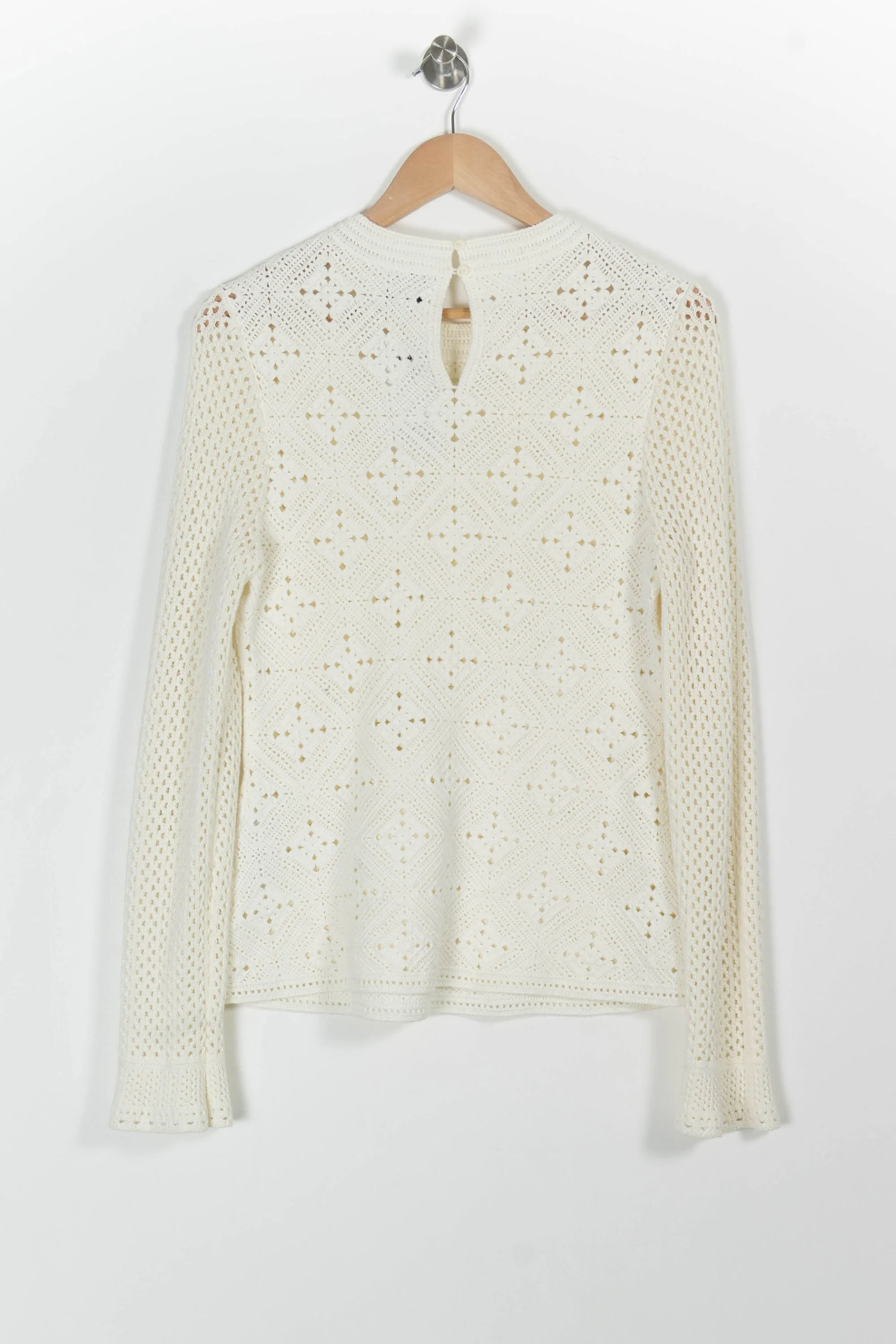Pull Blanc - Taille M/38 - Image 4