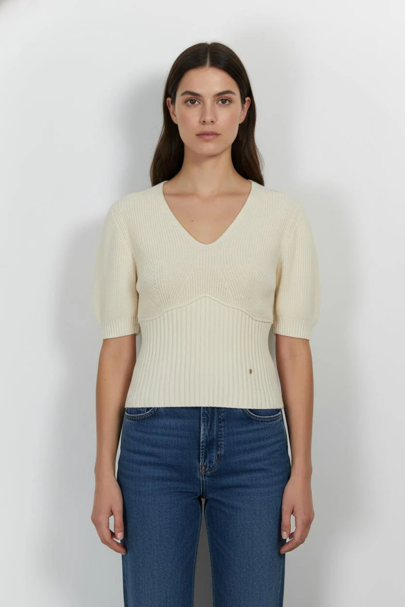 Pull Blanc - Taille M/38