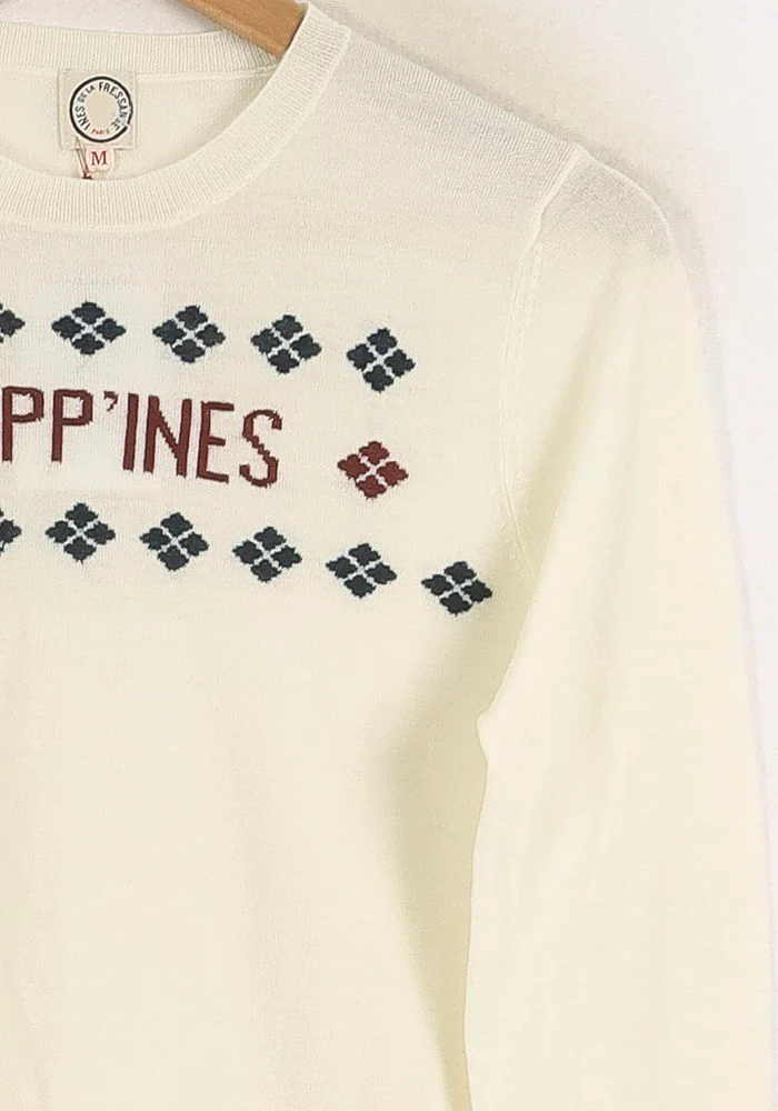 Pull Blanc - Taille M/38 - Image 3