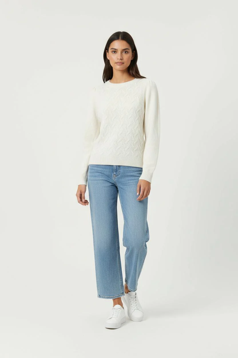 Pull Blanc - Taille M/38