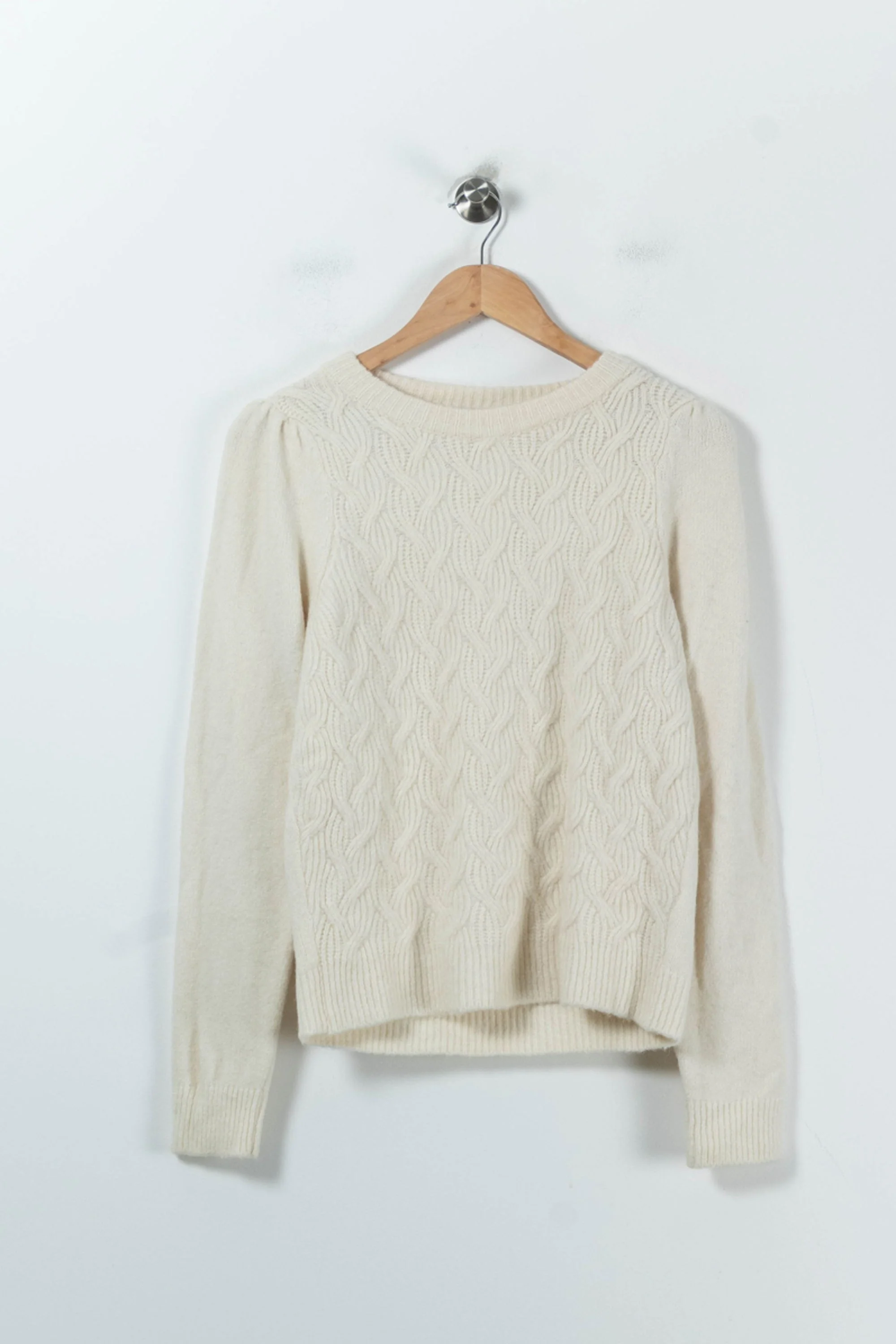 Pull Blanc - Taille M/38 - Image 2