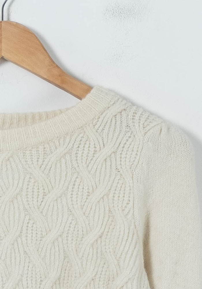 Pull Blanc - Taille M/38 - Image 3