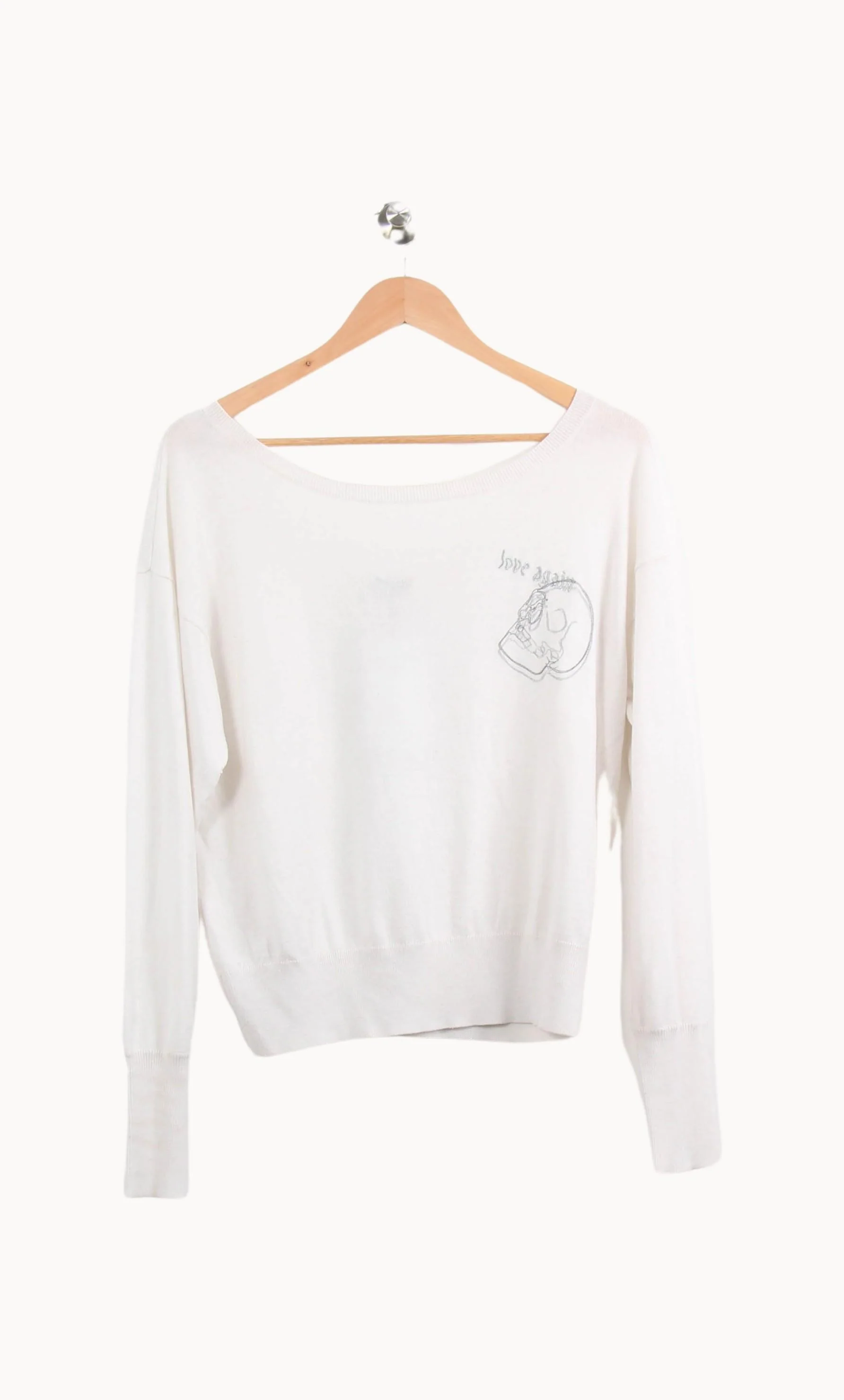 Pull Blanc - Taille S/36 - Image 2
