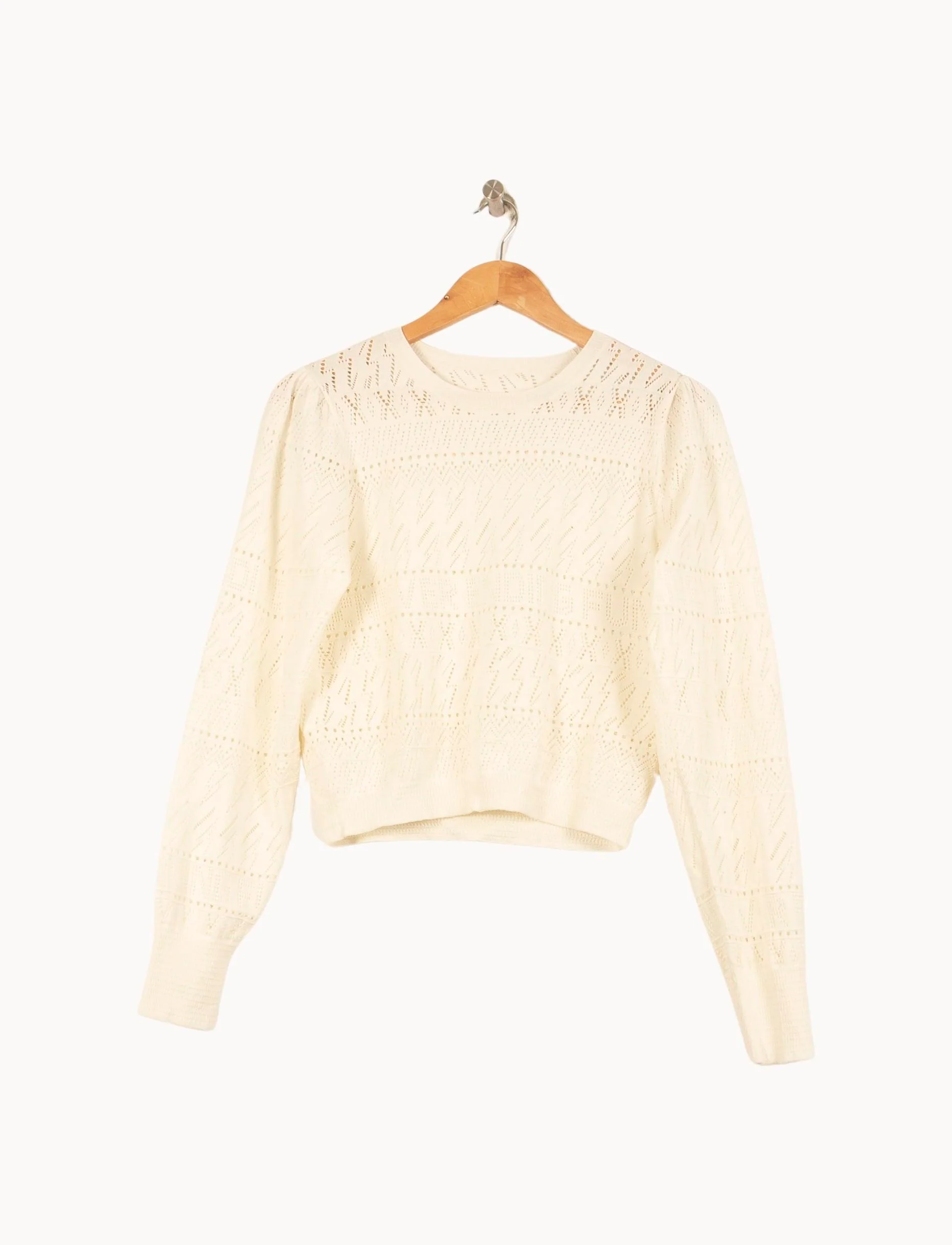 Pull Blanc - Taille S/36 - Image 2