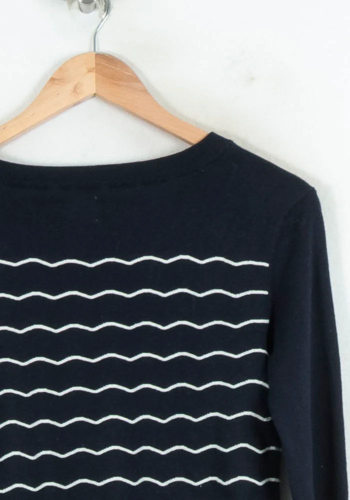 Pull Bleu et Blanc - Taille S/36 - Image 3