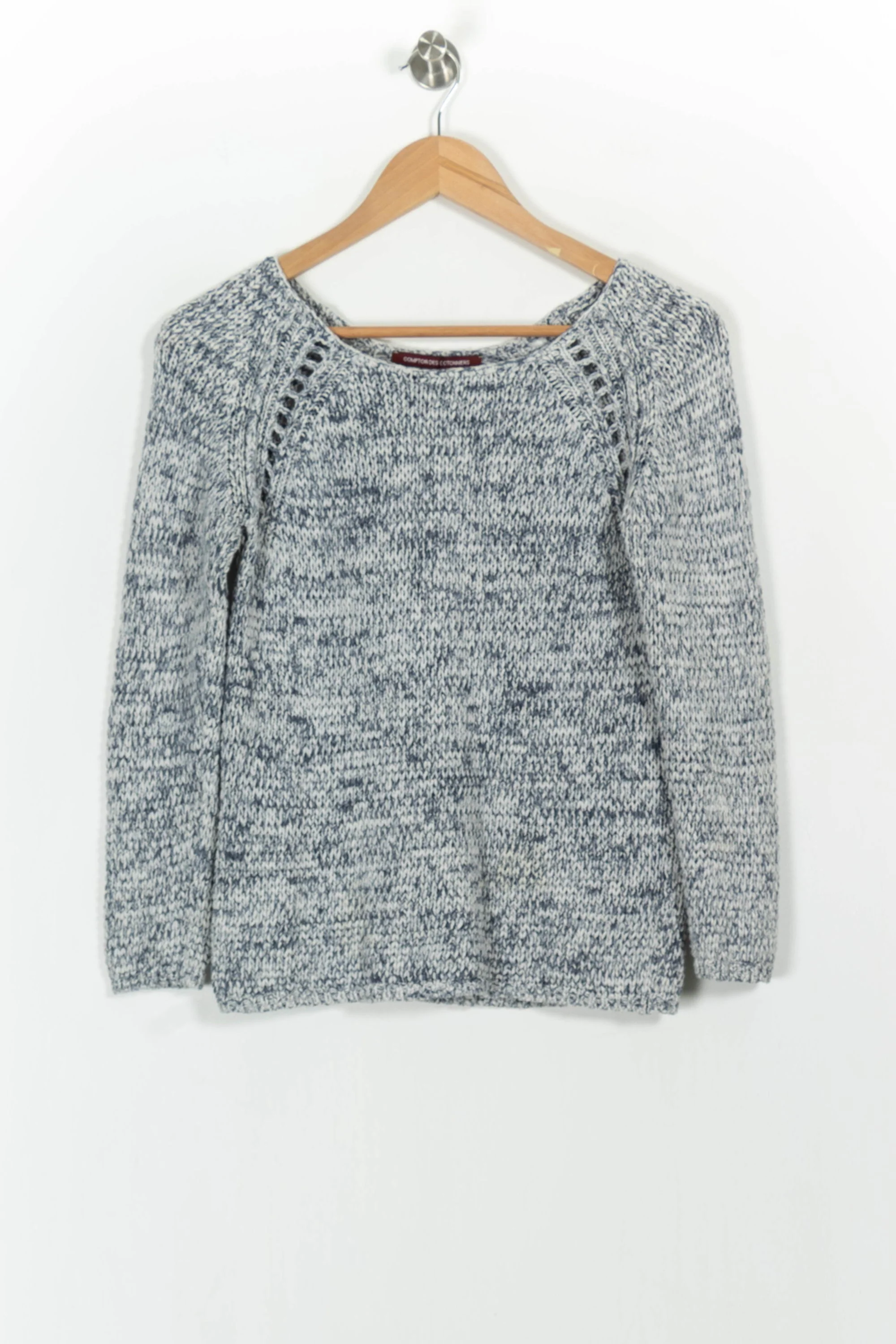 Pull Bleu et Gris - Taille S/36 - Image 2