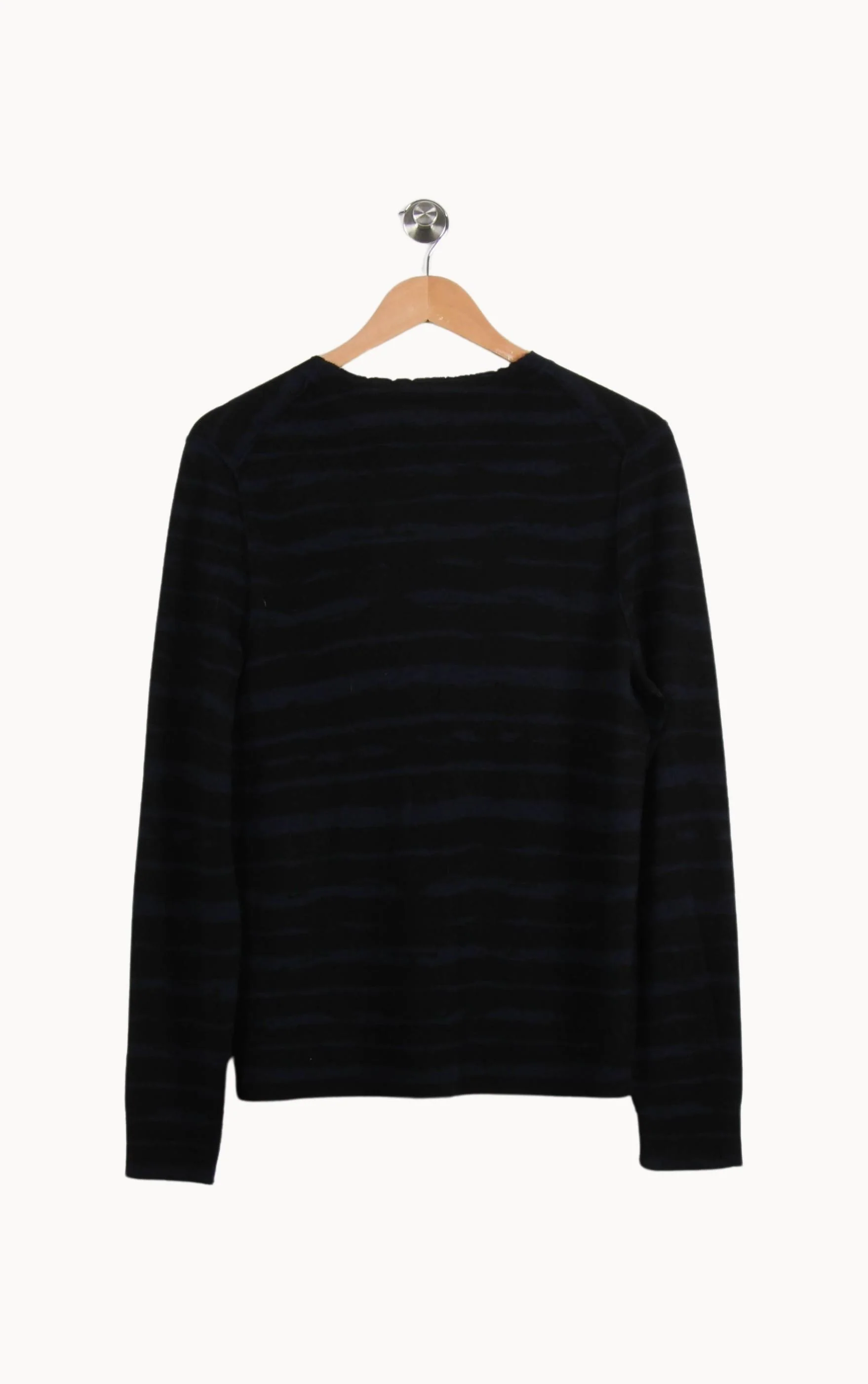 Pull Bleu et Noir - Taille XS/34 - Image 4